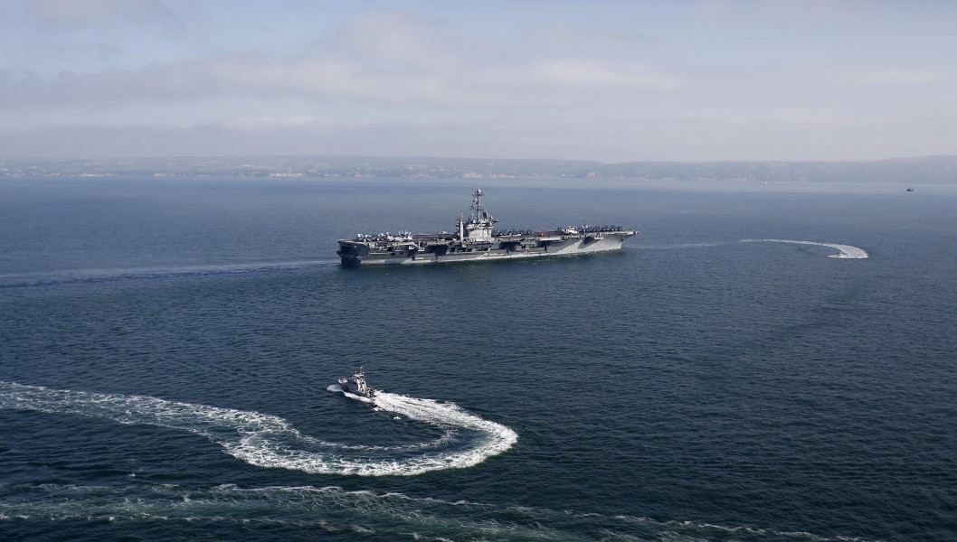 USS Harry S. Truman nears Marseille, France. (9449956023)