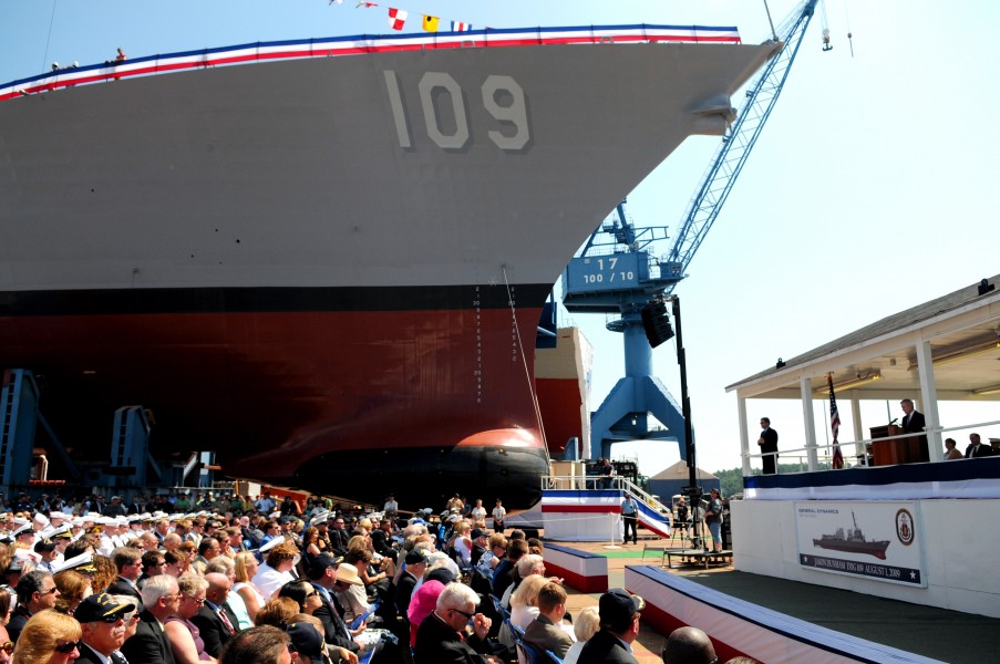 USS Jason Dunham (DDG 109) christening