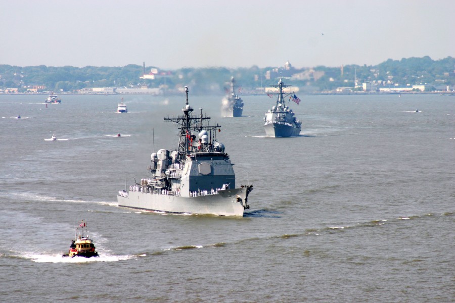 USS San Jacinto (CG-56) Parade of Ships