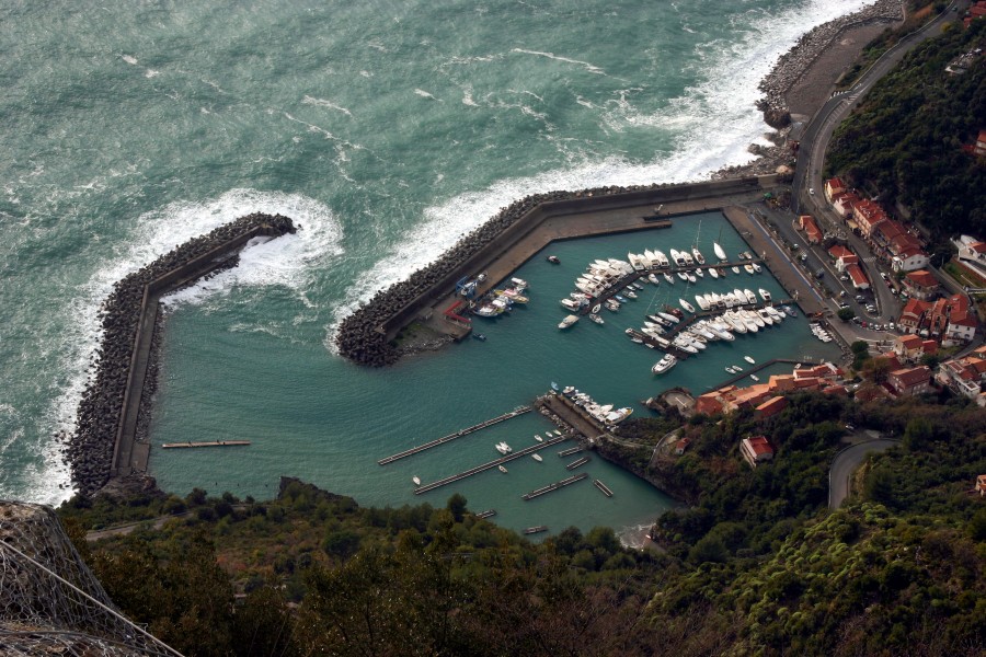 View of Marina di Maratea from Cristo Redentore - Italy 2015 (2)