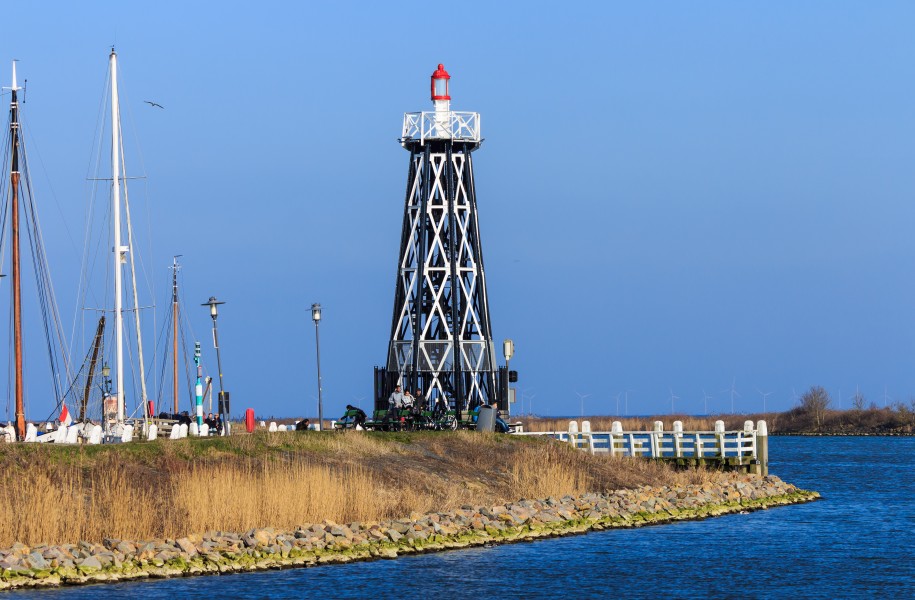 Vuurtoren Enkhuizen. Zicht vanaf de MS Friesland 01