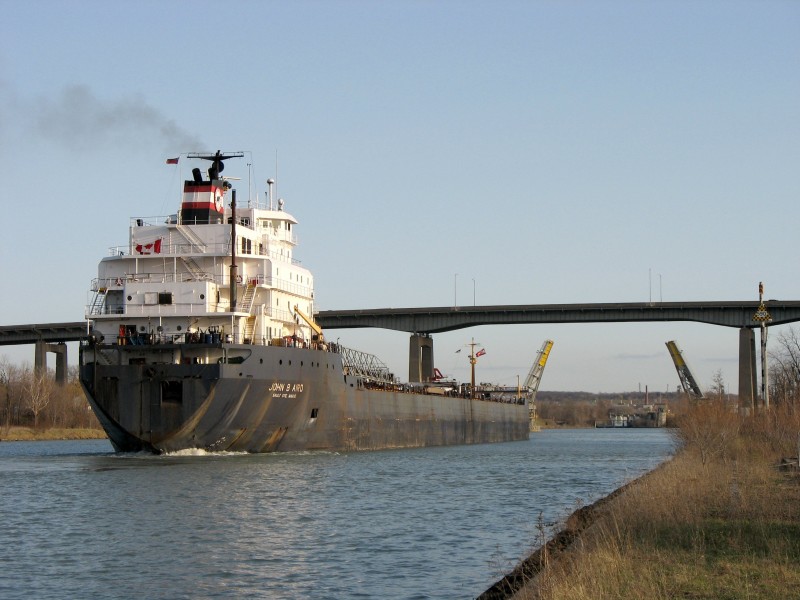 Welland canal and skyway