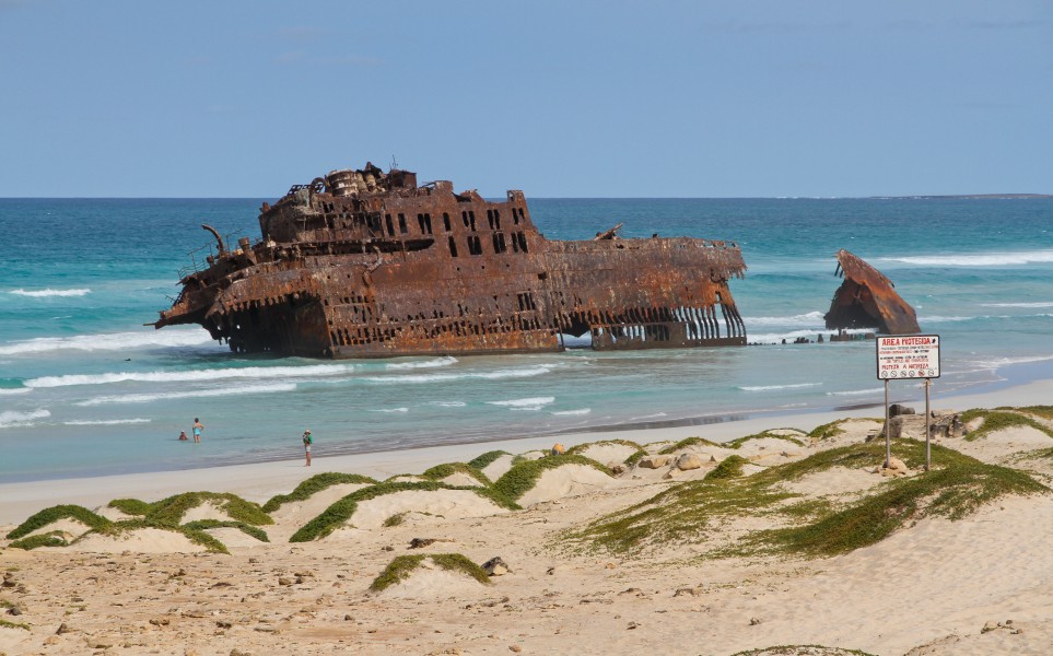 Wreck of Cabo de Santa Maria, 2010 December