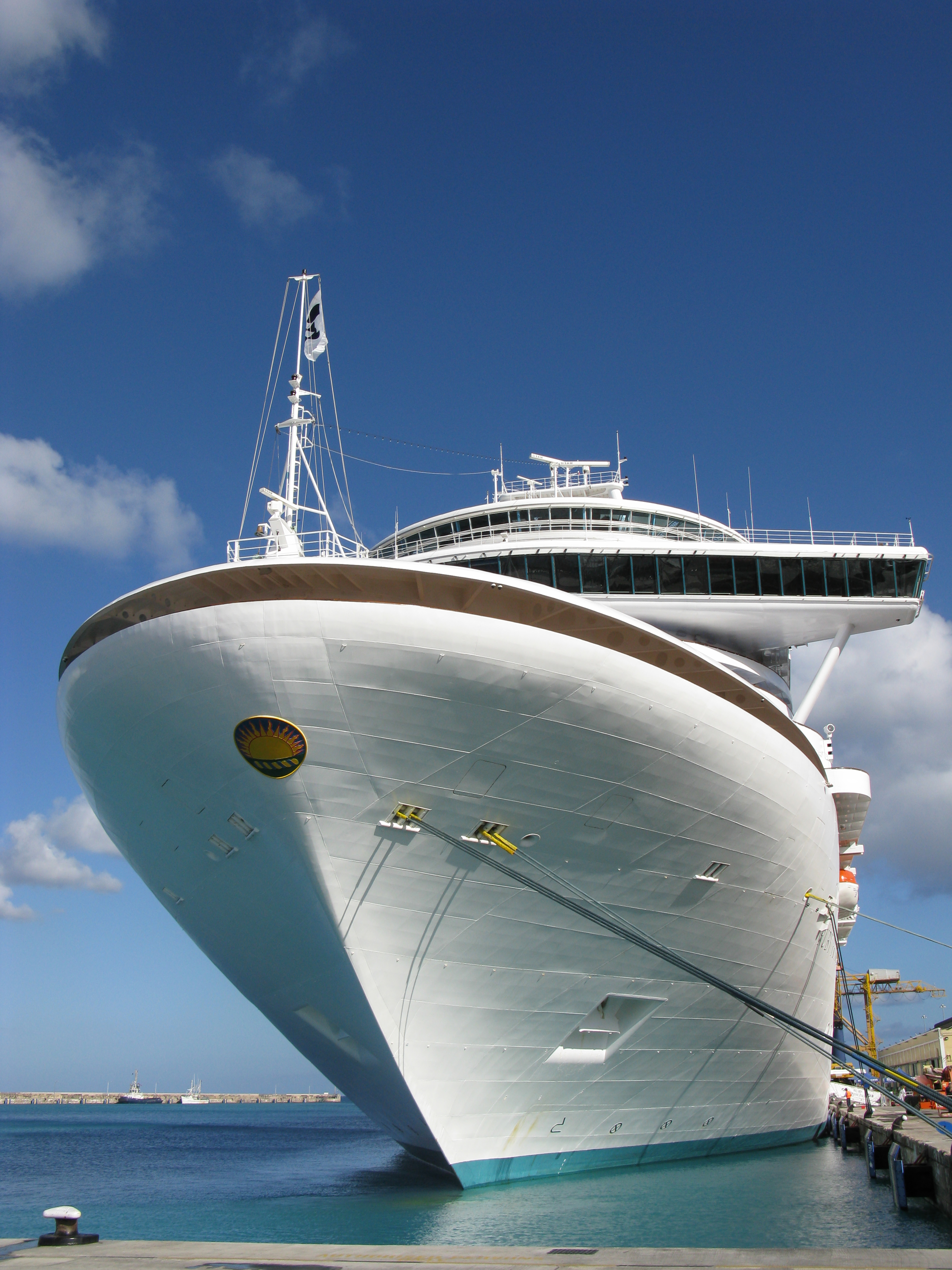 Ruby Princess moored in Bridgetown 2