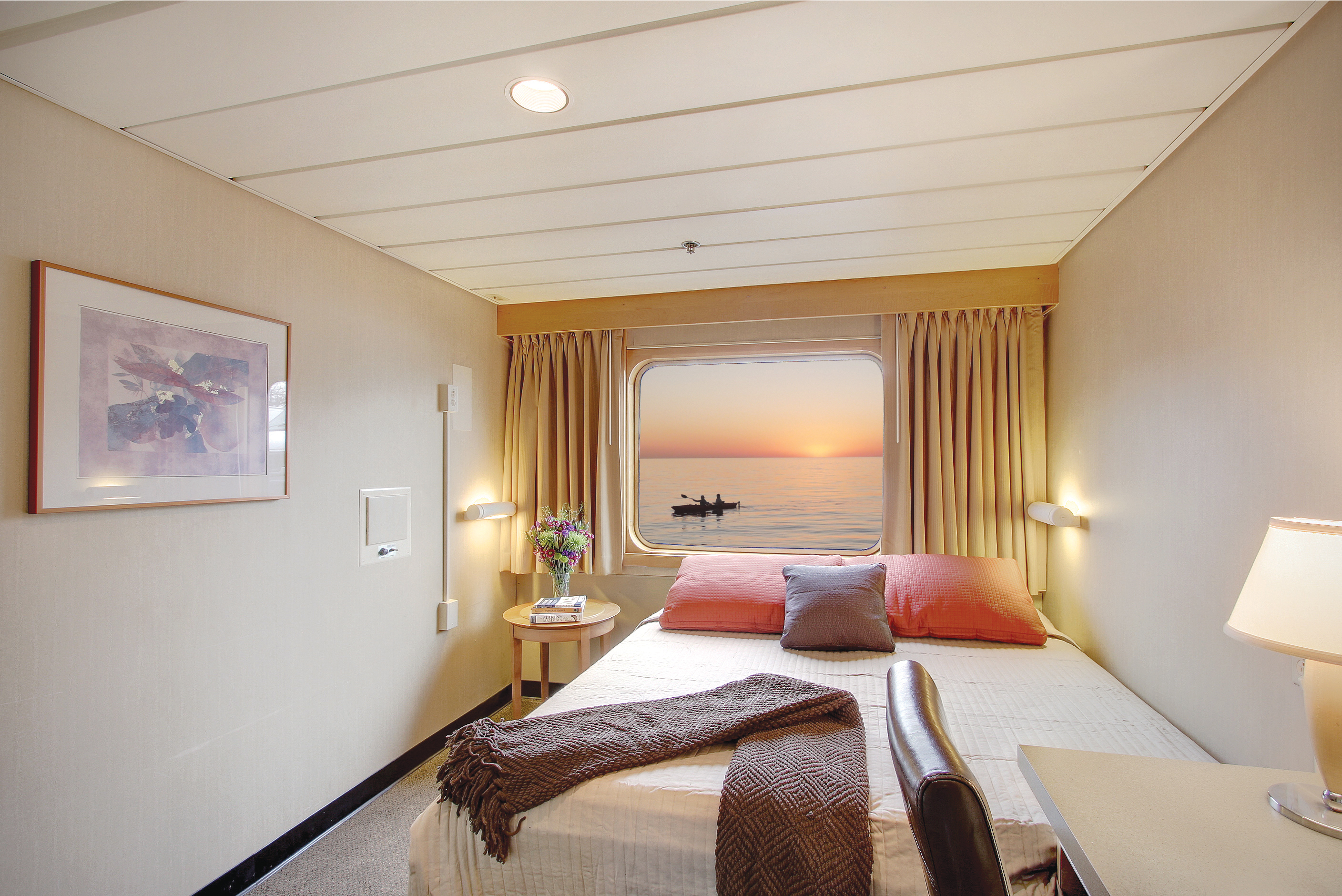 Safari Endeavour - Captain Stateroom's window