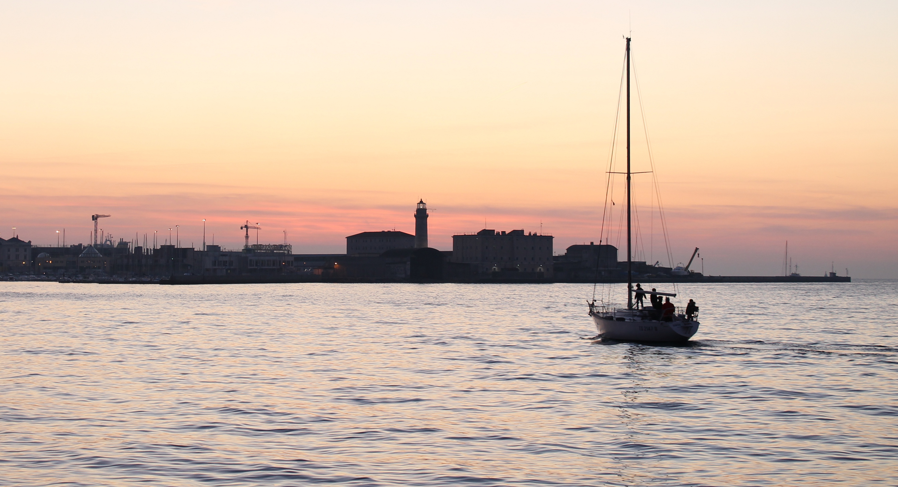 Sailing Boat, Molo Audace, Trieste