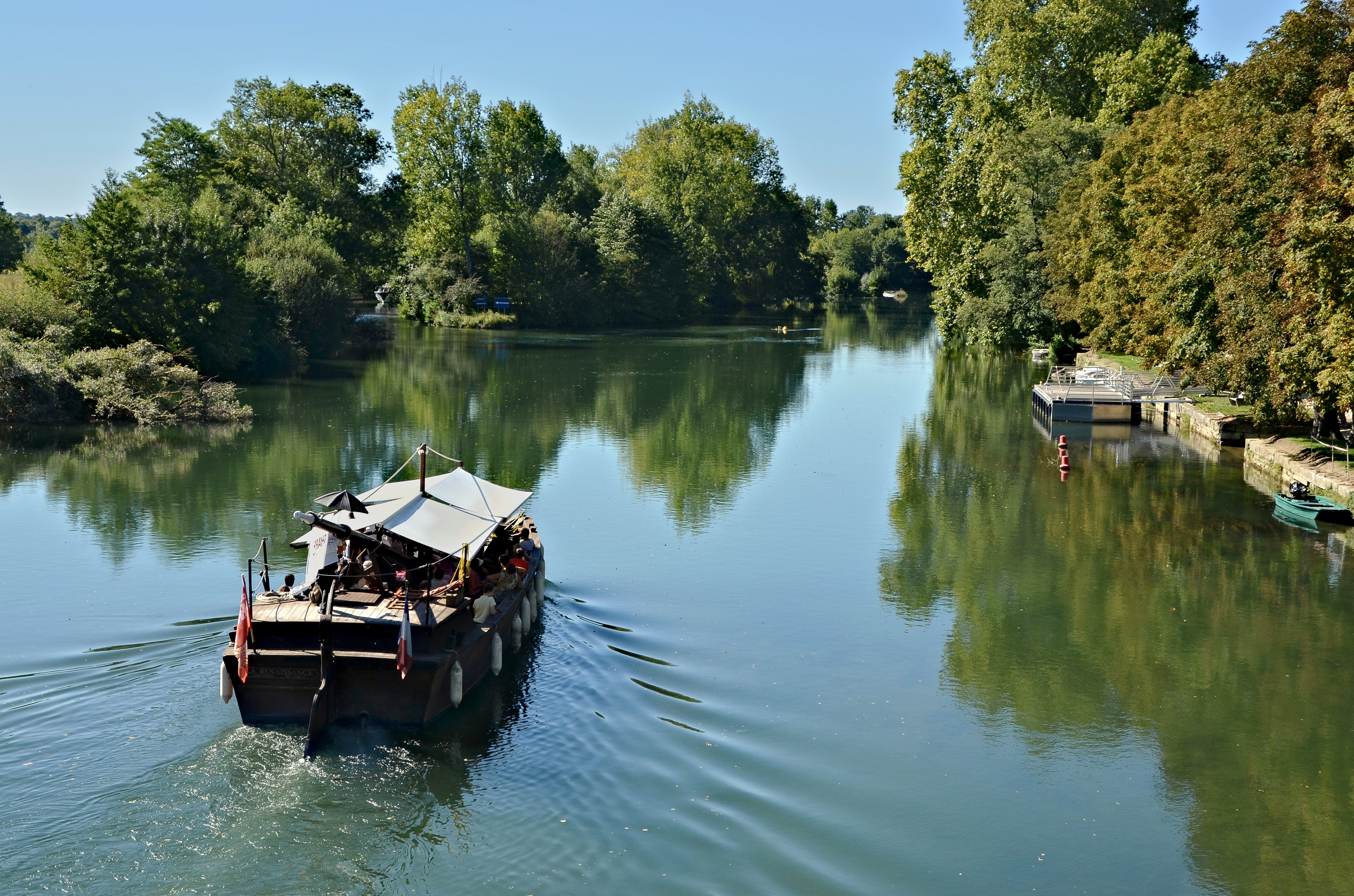 Saint-Simon 16 Gabarre&quais à Juac 2013