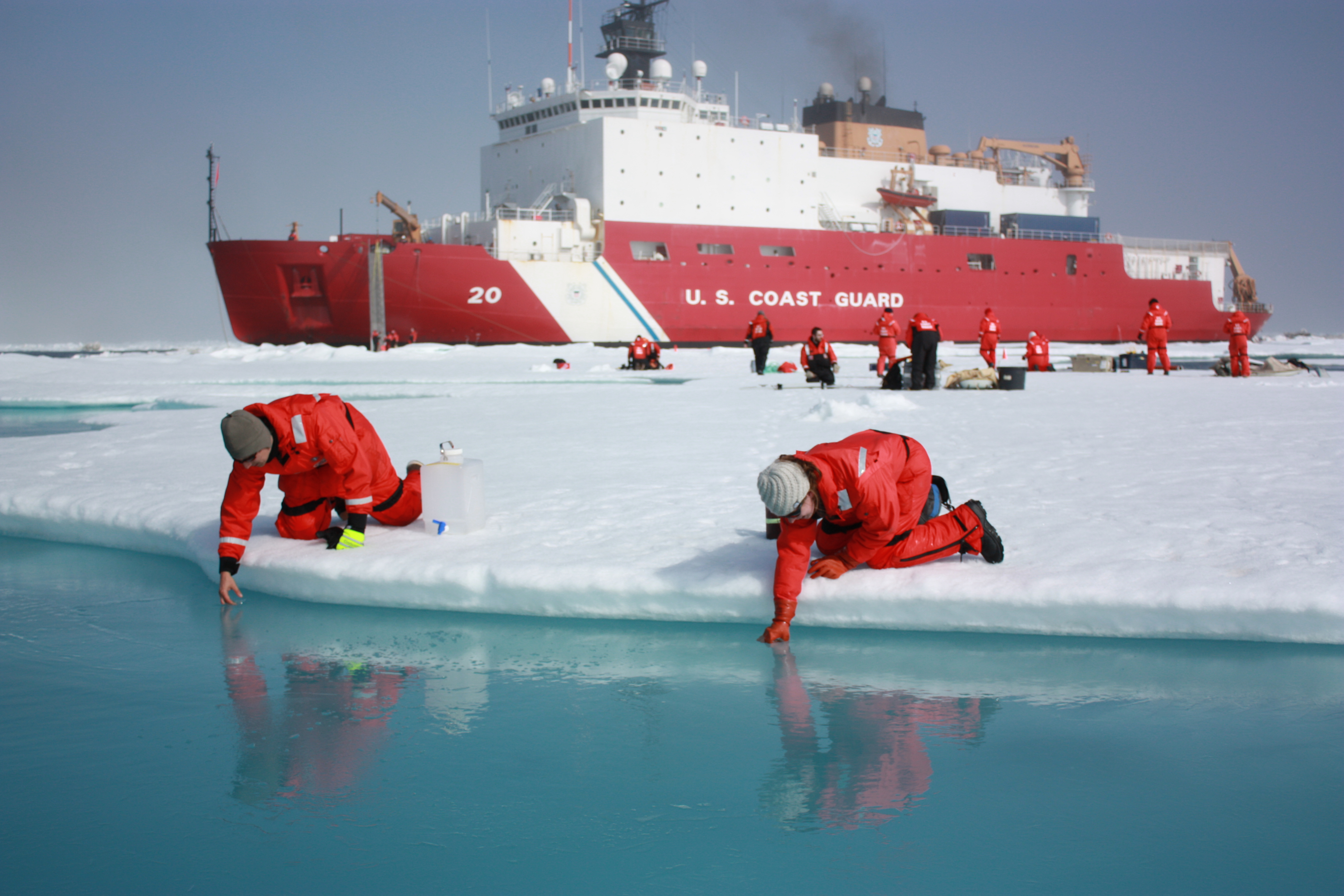 Sampling Melt Ponds (5932043626)
