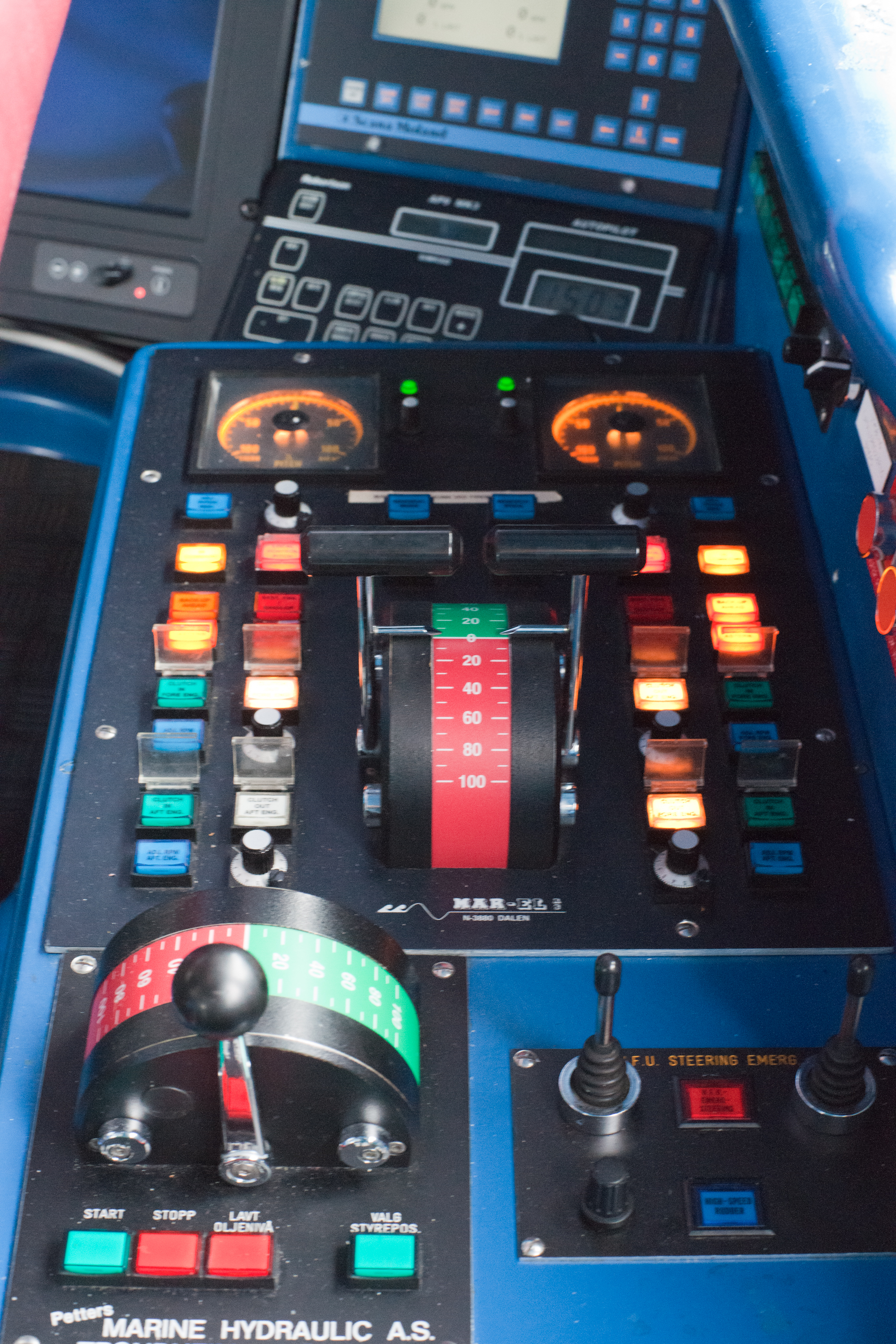 SAR Ulabrand's steering room
