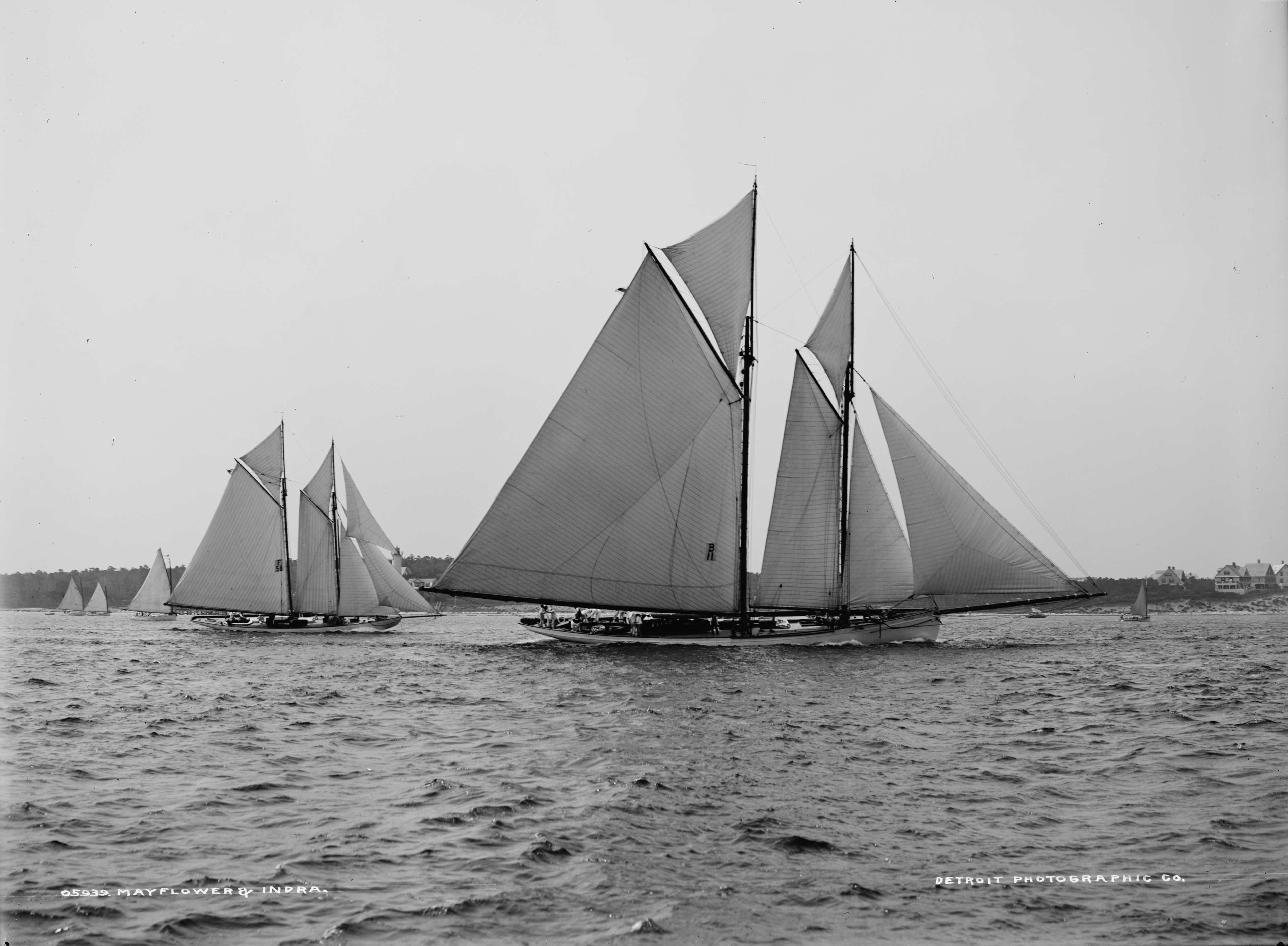 Schooners Indra & Mayflower