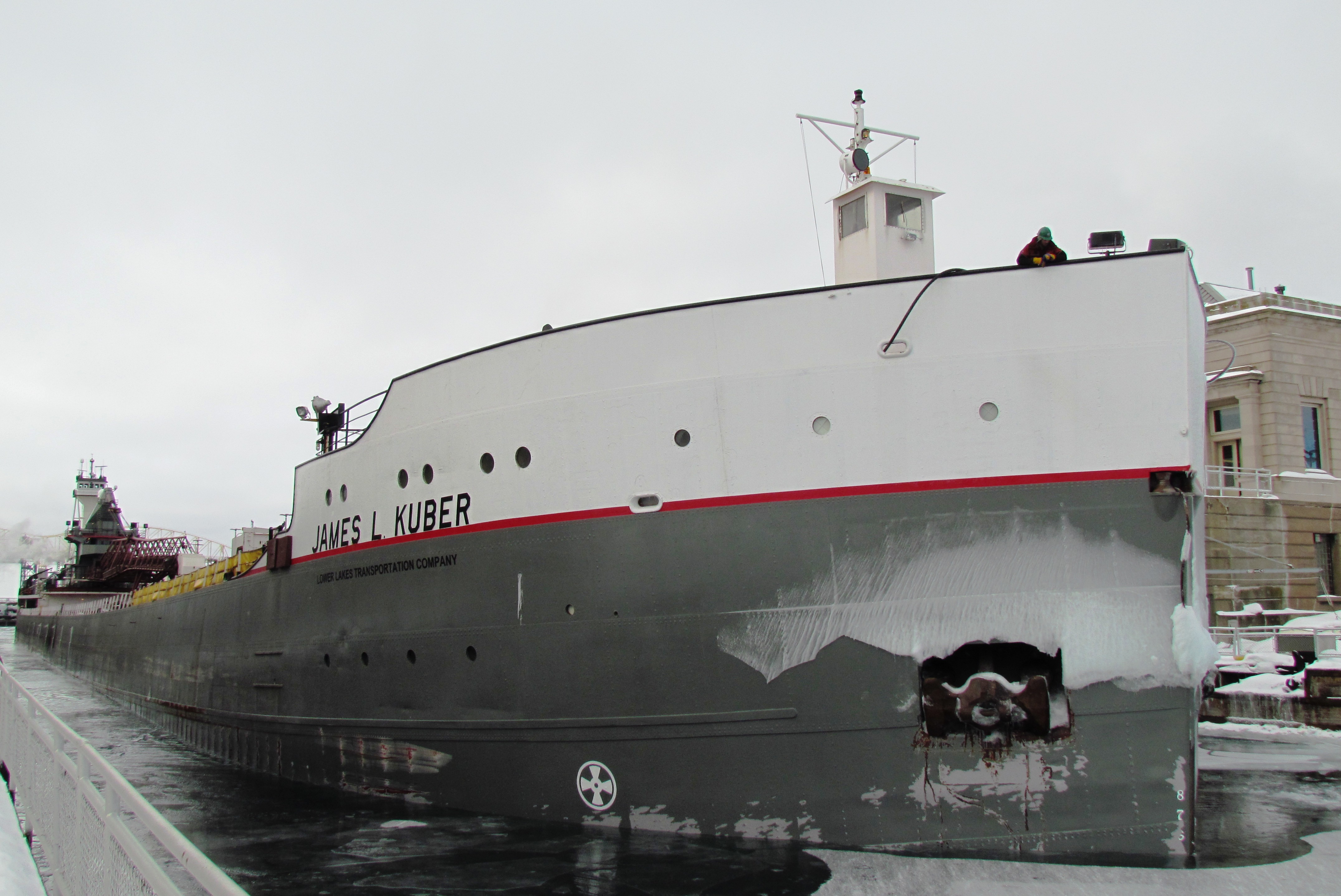 Season's last load of iron ore