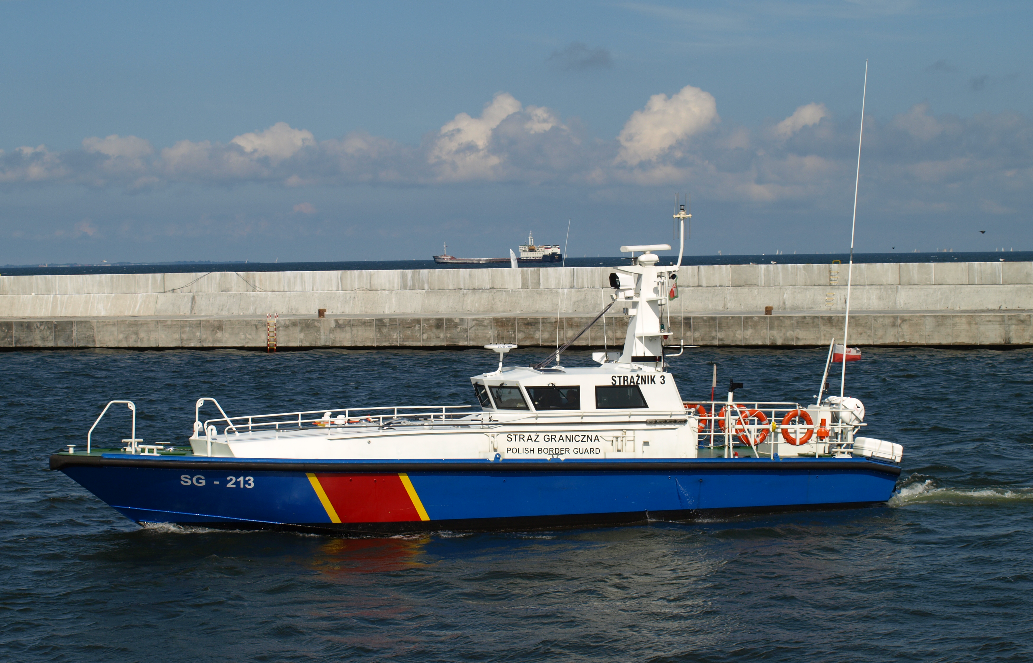 SG-213 border patrol boat, Gdynia, 20090705