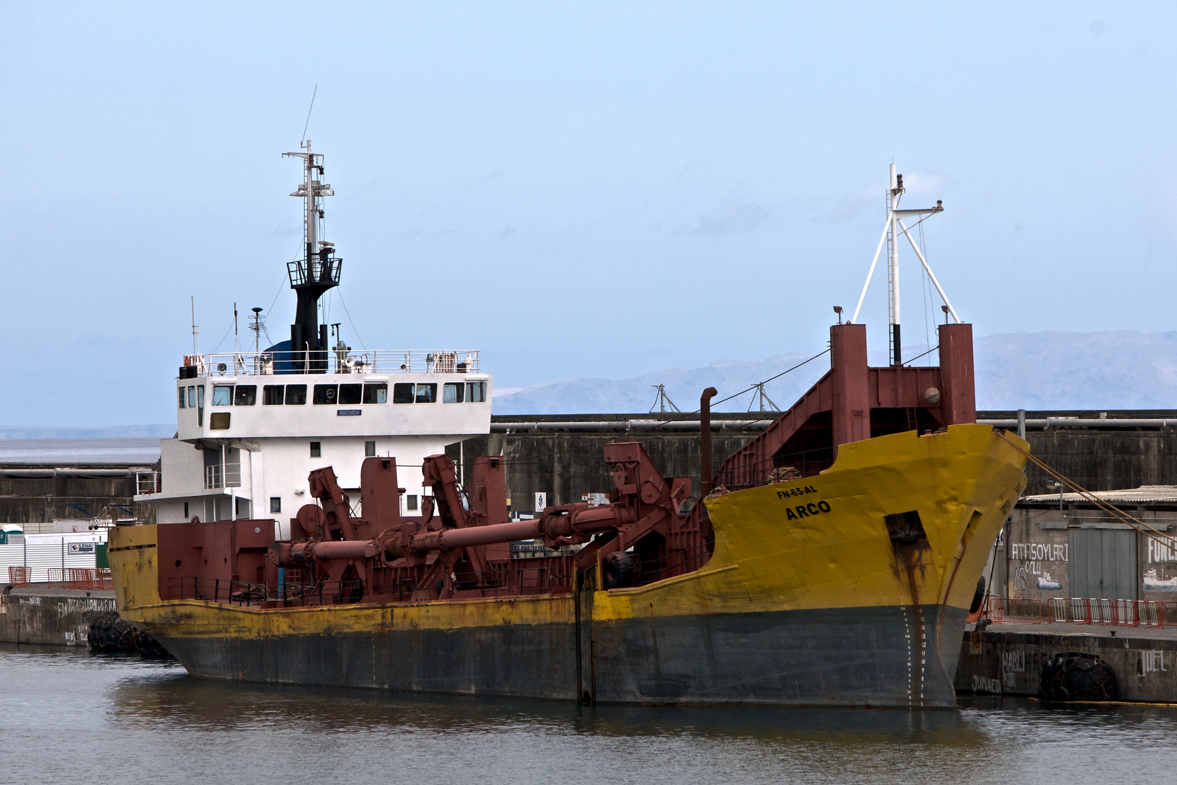 Ship 'Arco' at the port of Funchal
