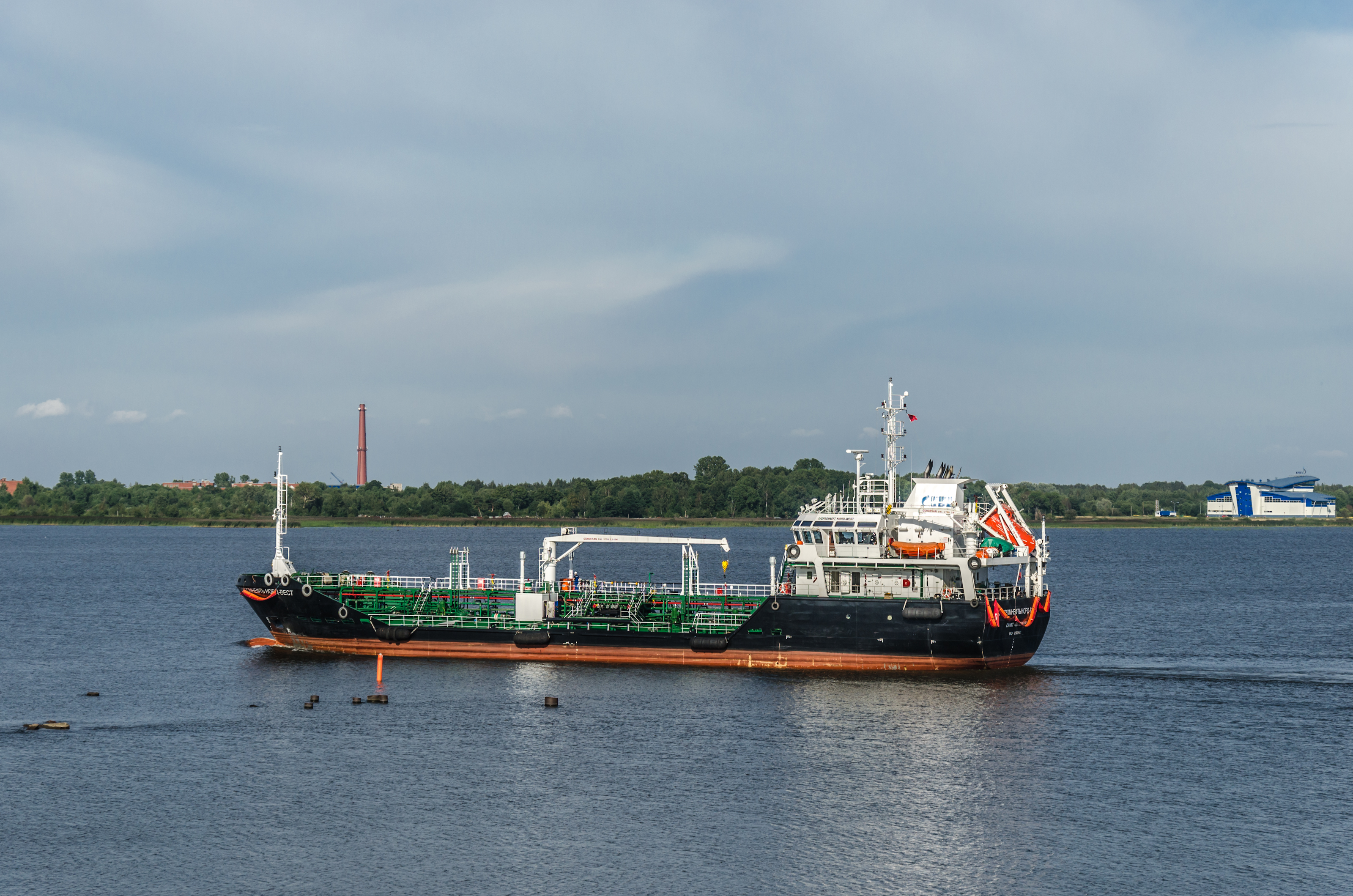 Ship in Kronstadt harbour