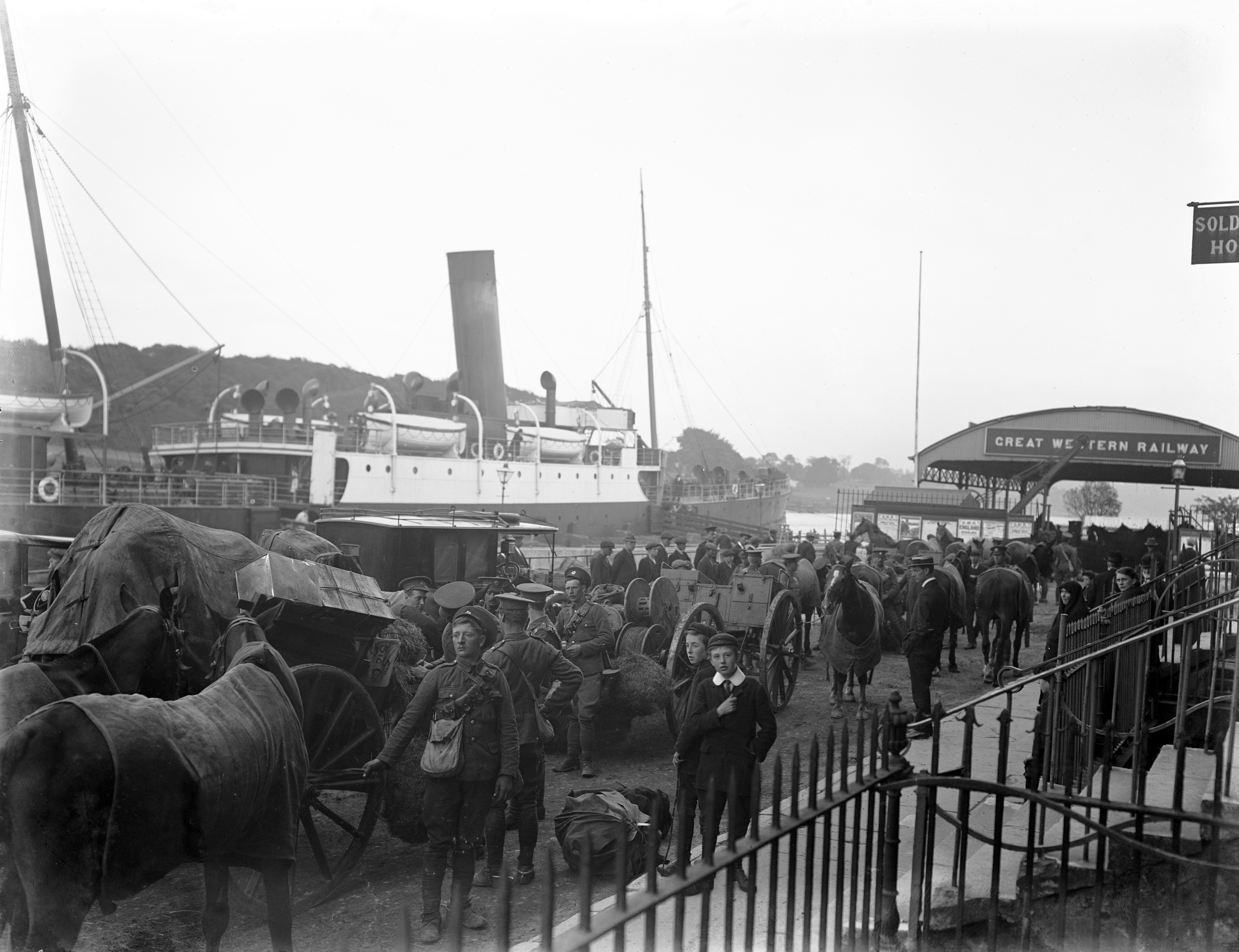 Soldiers Going Away II (7371178898)