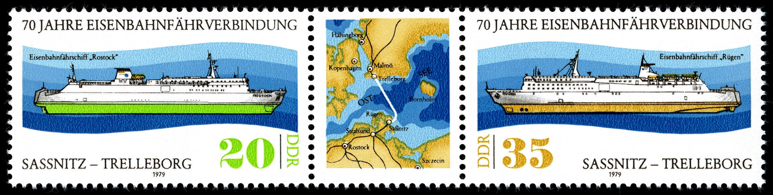 Stamps of Germany (DDR) 1979, MiNr Zusammendruck 2429, 2430