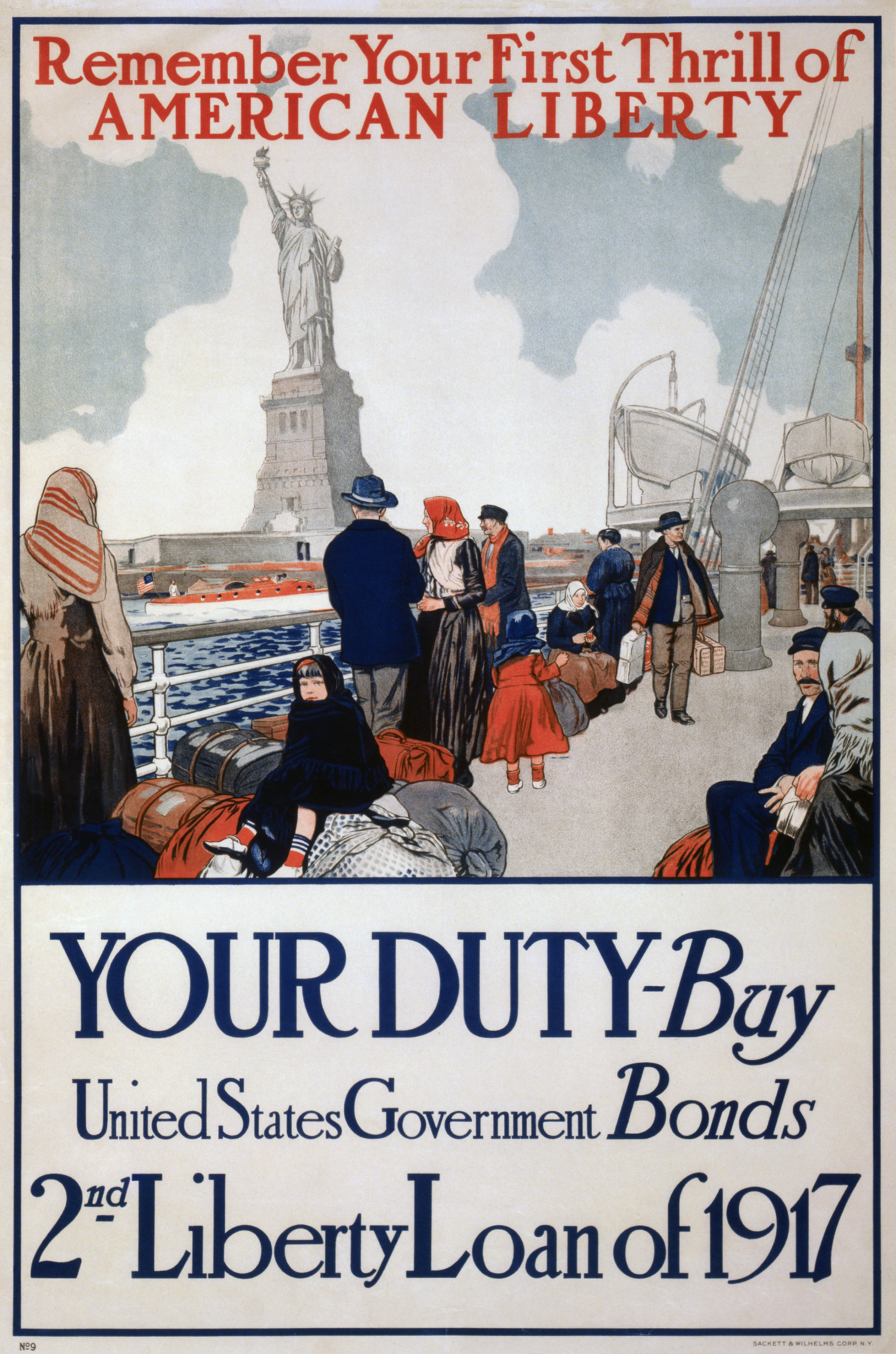 Statue of Liberty 1917 poster