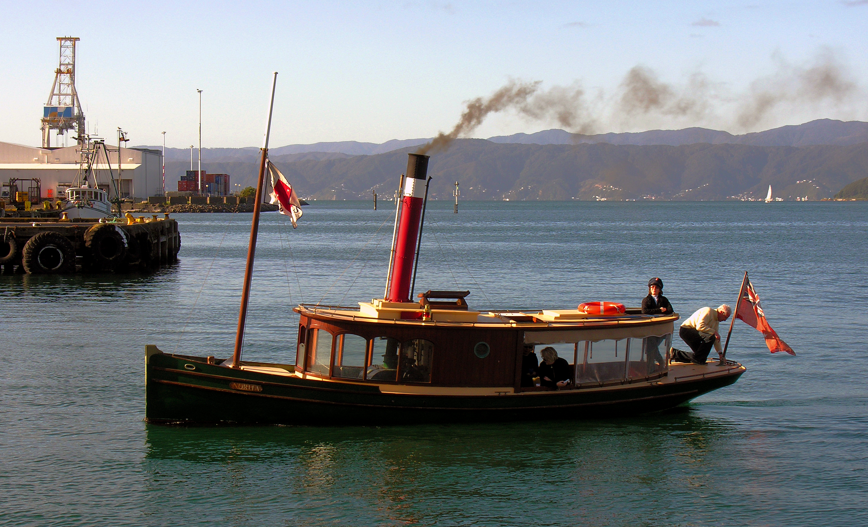 Steam launch 'Norma', Wellington NZ