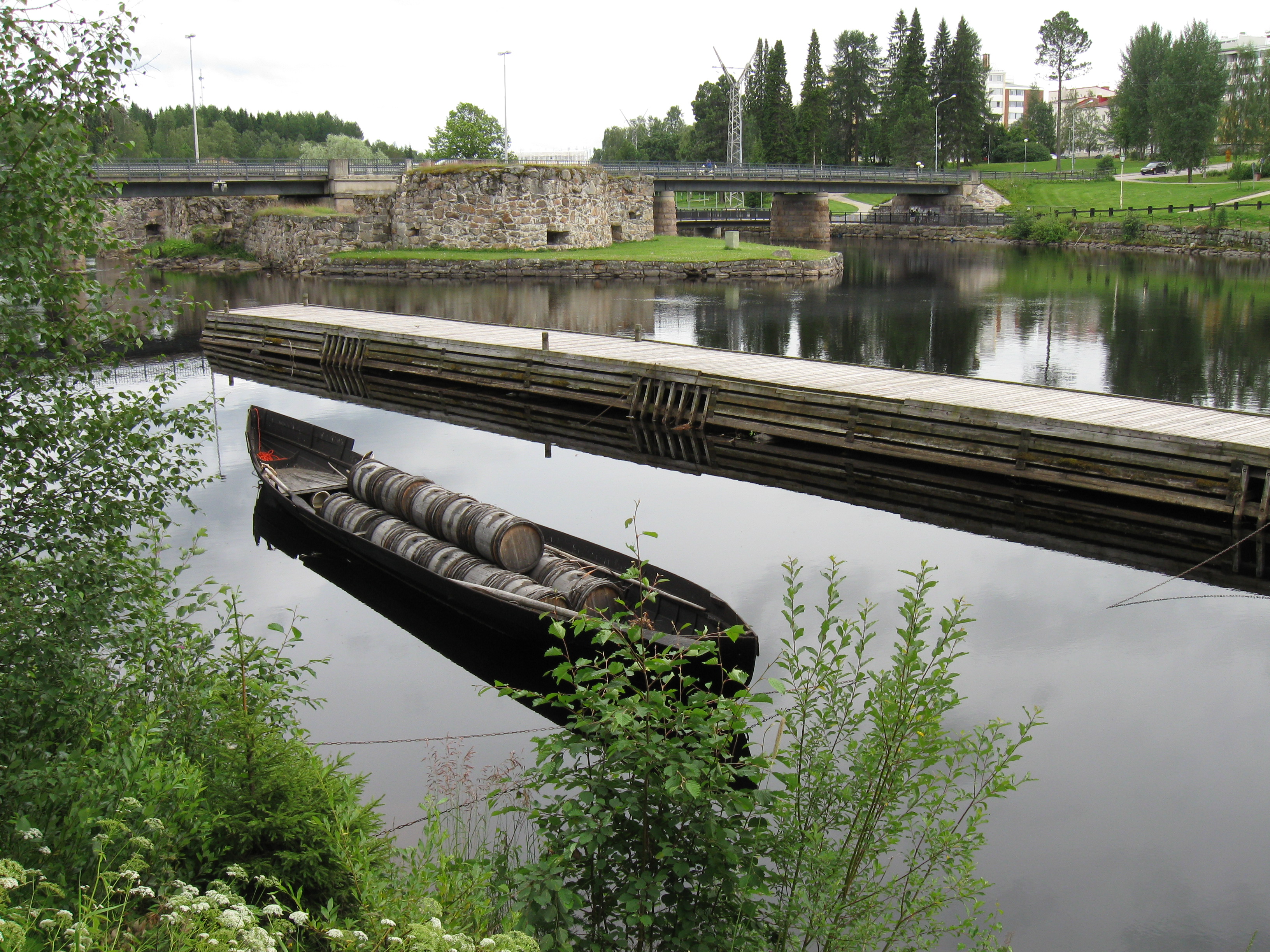 Tar boat in Kajaani