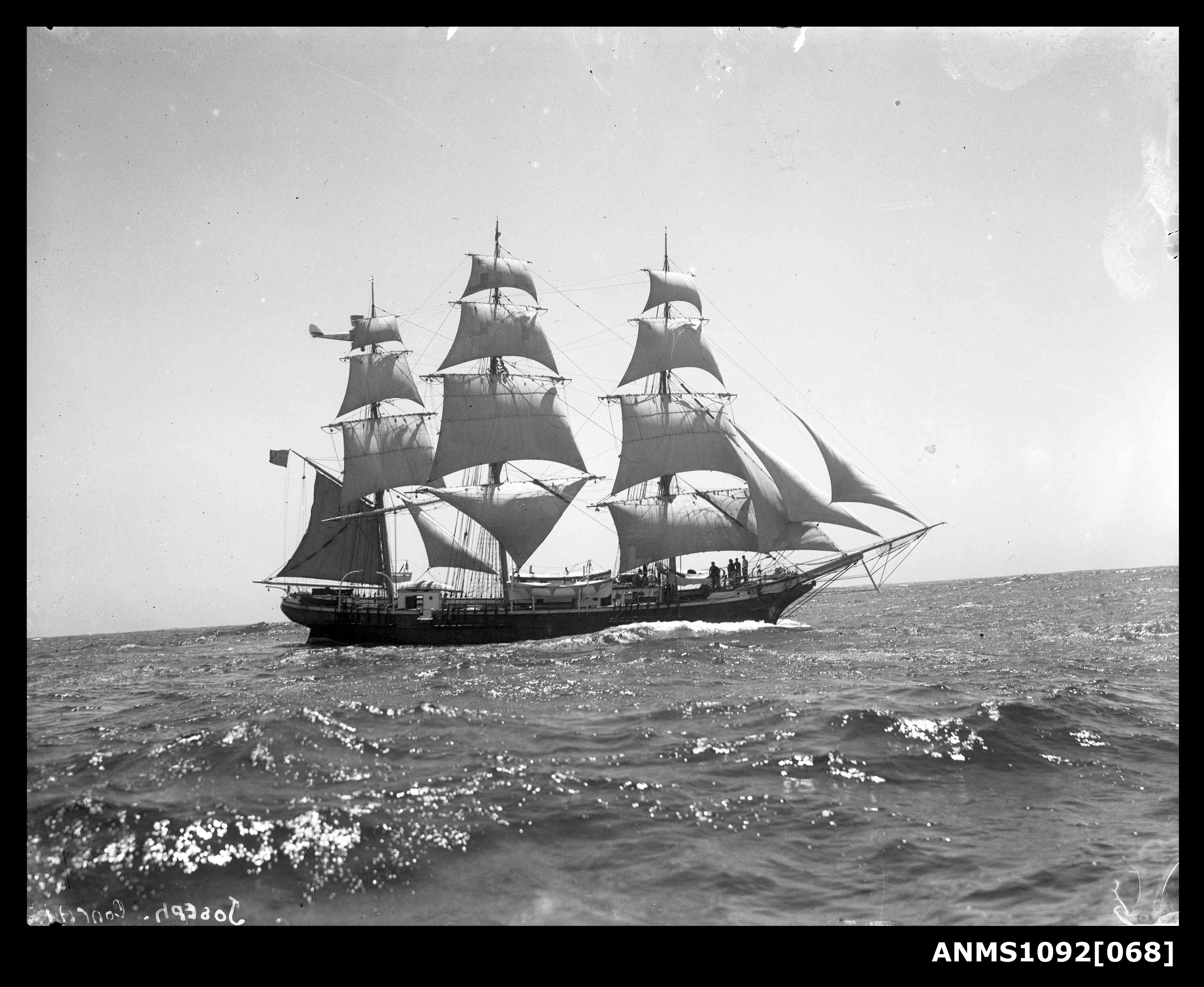 Three-masted ship JOSEPH CONRAD underway (9449185038)