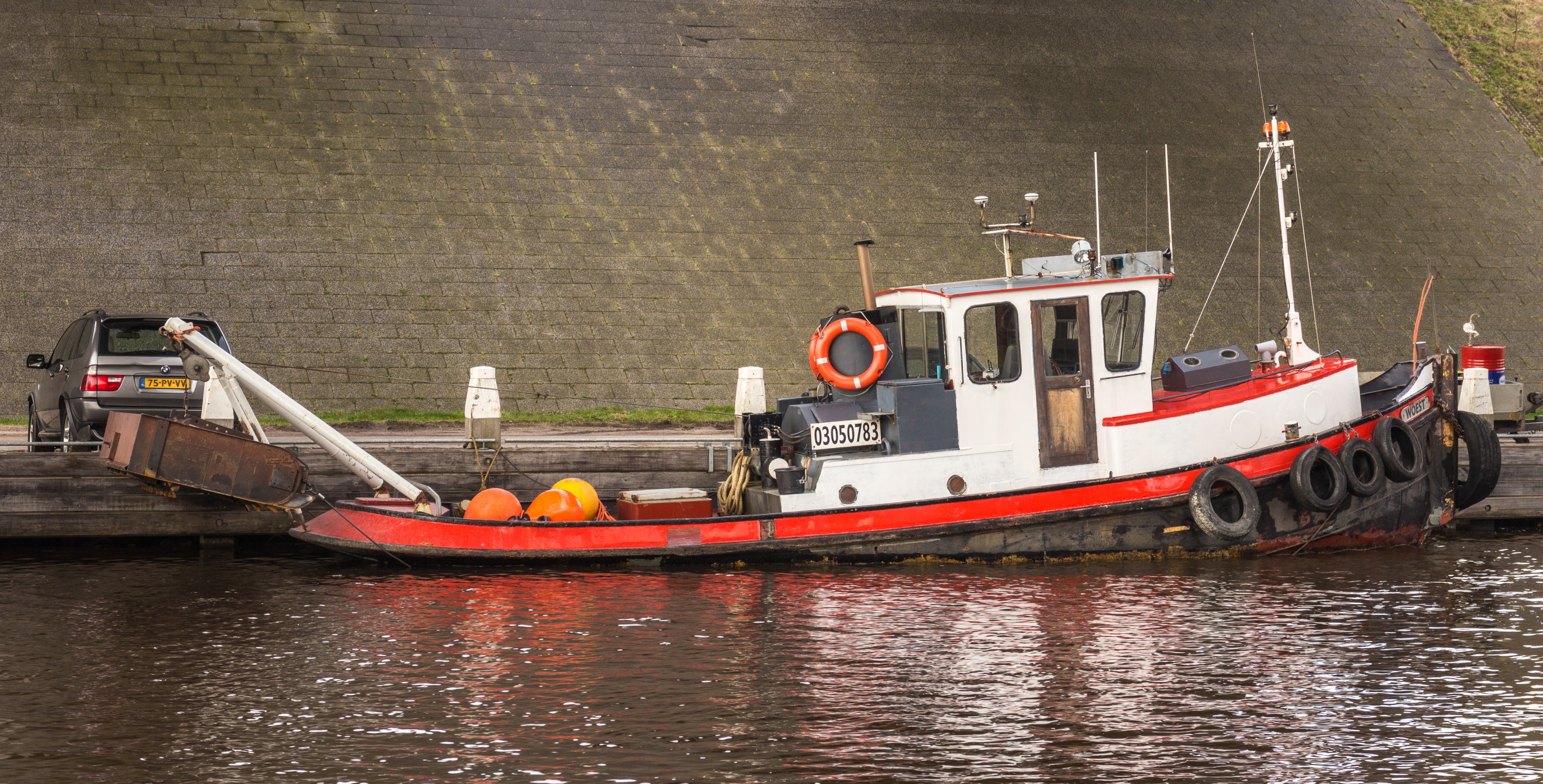 Baggerwerkzaamheden op de Langwarder Wielen (03-30-2018) 02