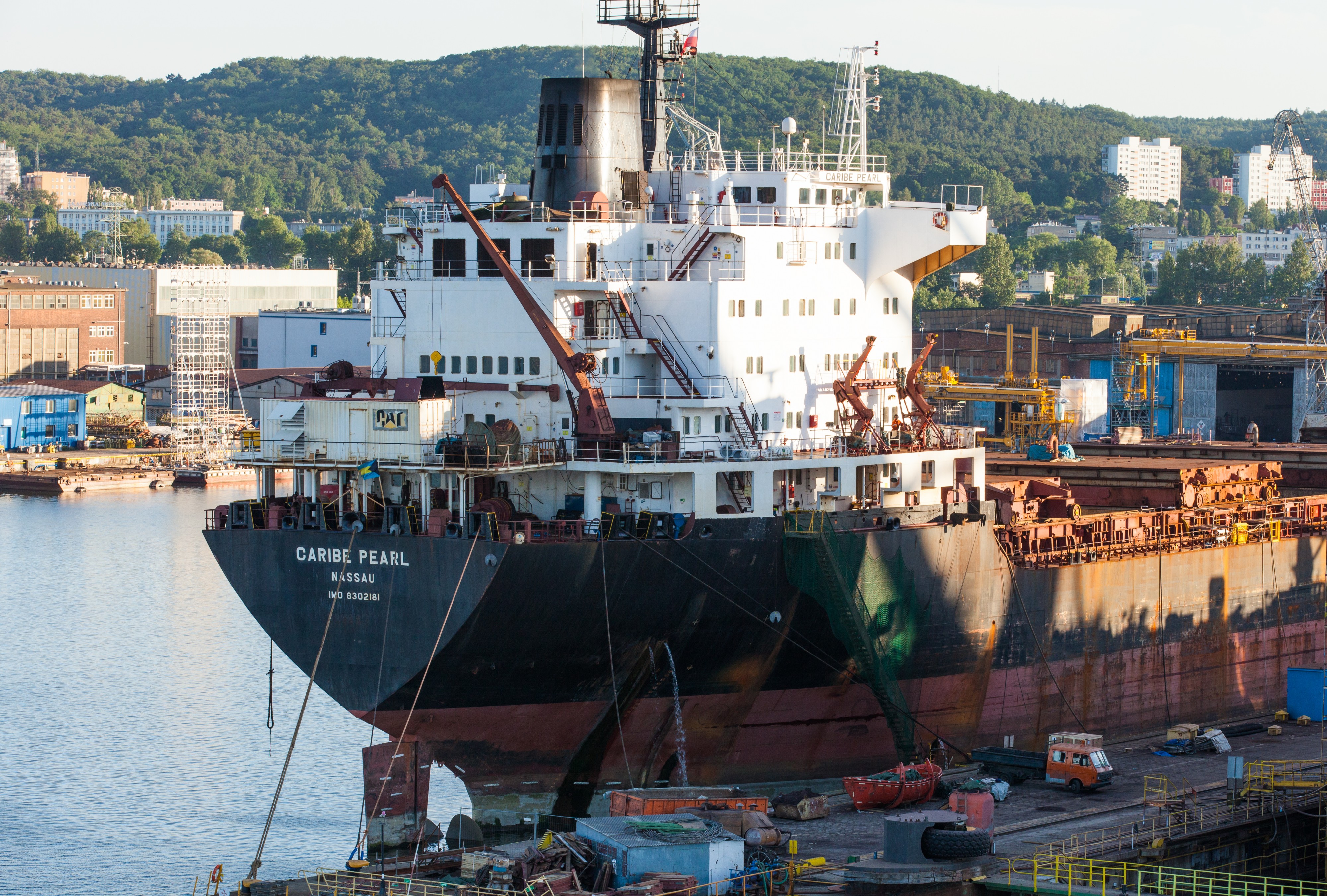 Caribe Pearl ship, Gdynia, June 2014