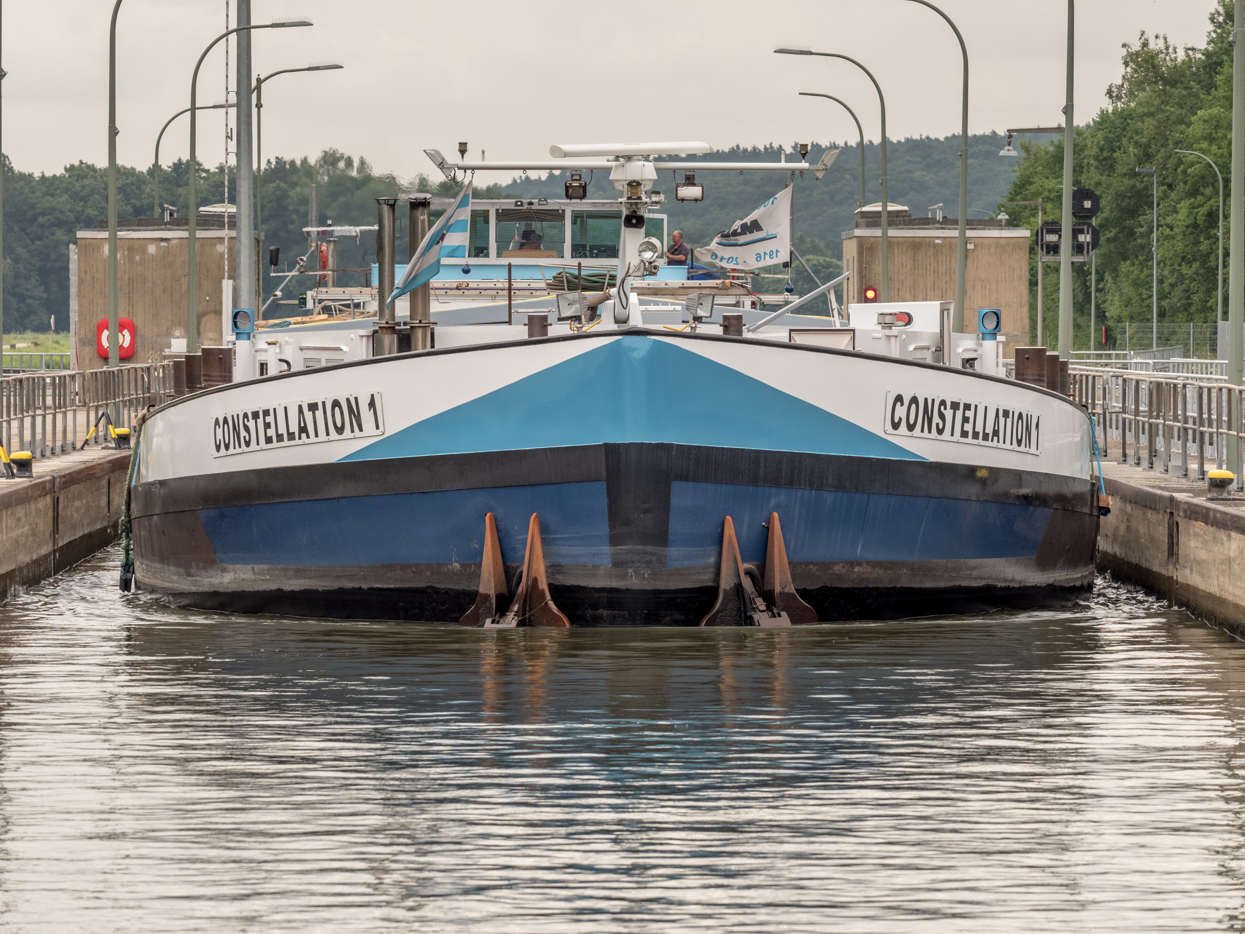 Bamberg Schleuse Schiff Constellation 1 17RM0756