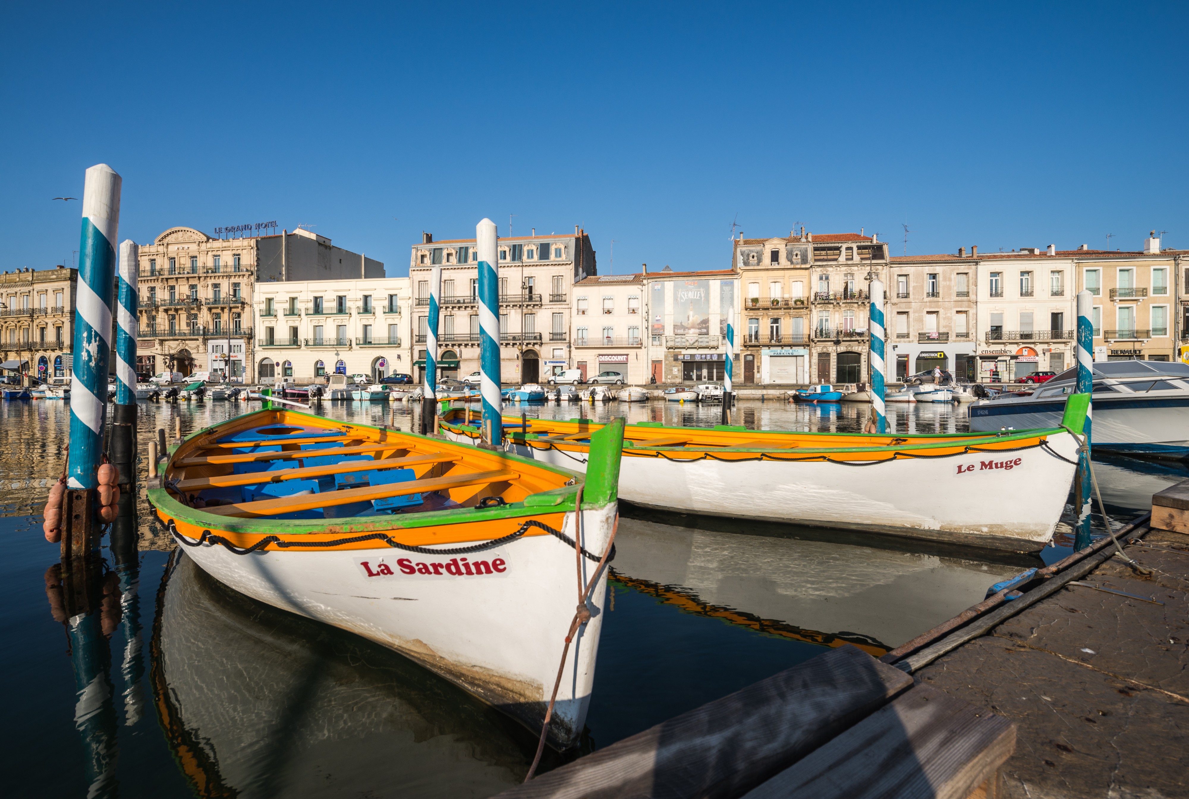 Boats in the Canal de Sète