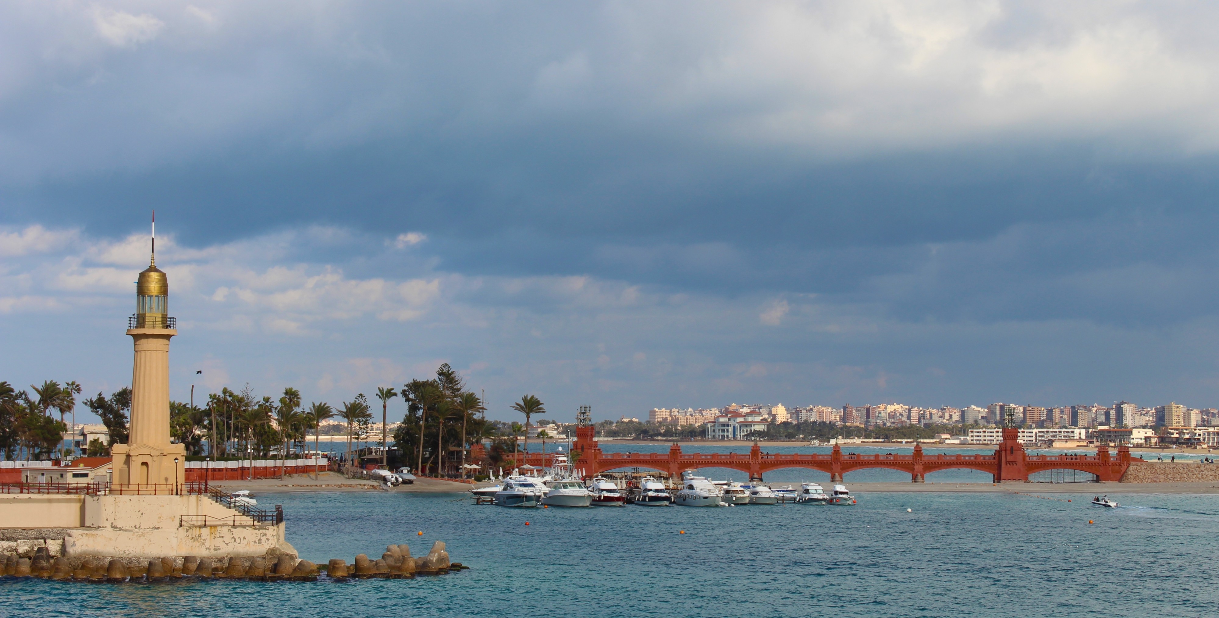 Lighthouse beside the Montaza garden in Alexandria