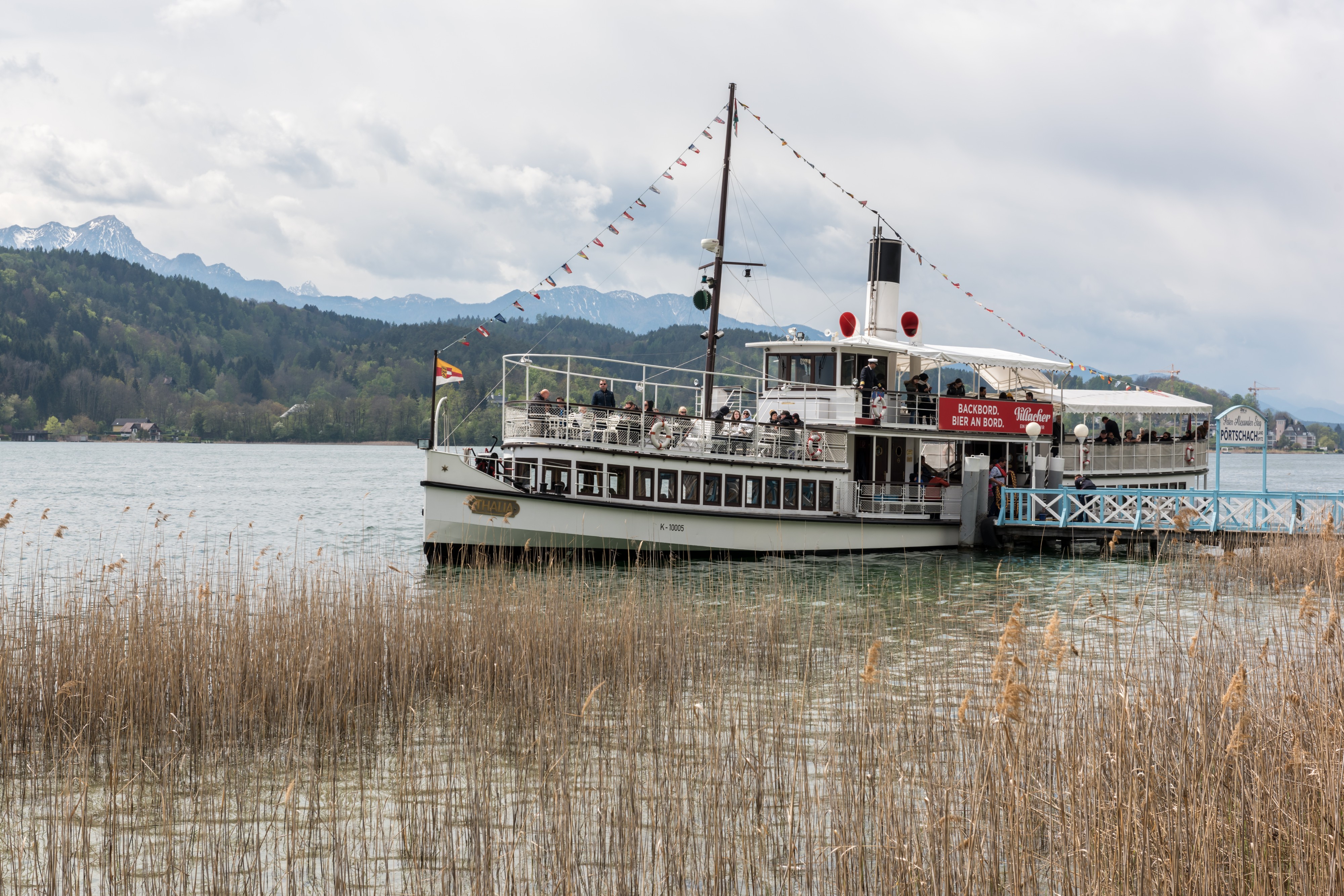 Poertschach Halbinsel Schiffanlegestelle Thalia 16042017 7658