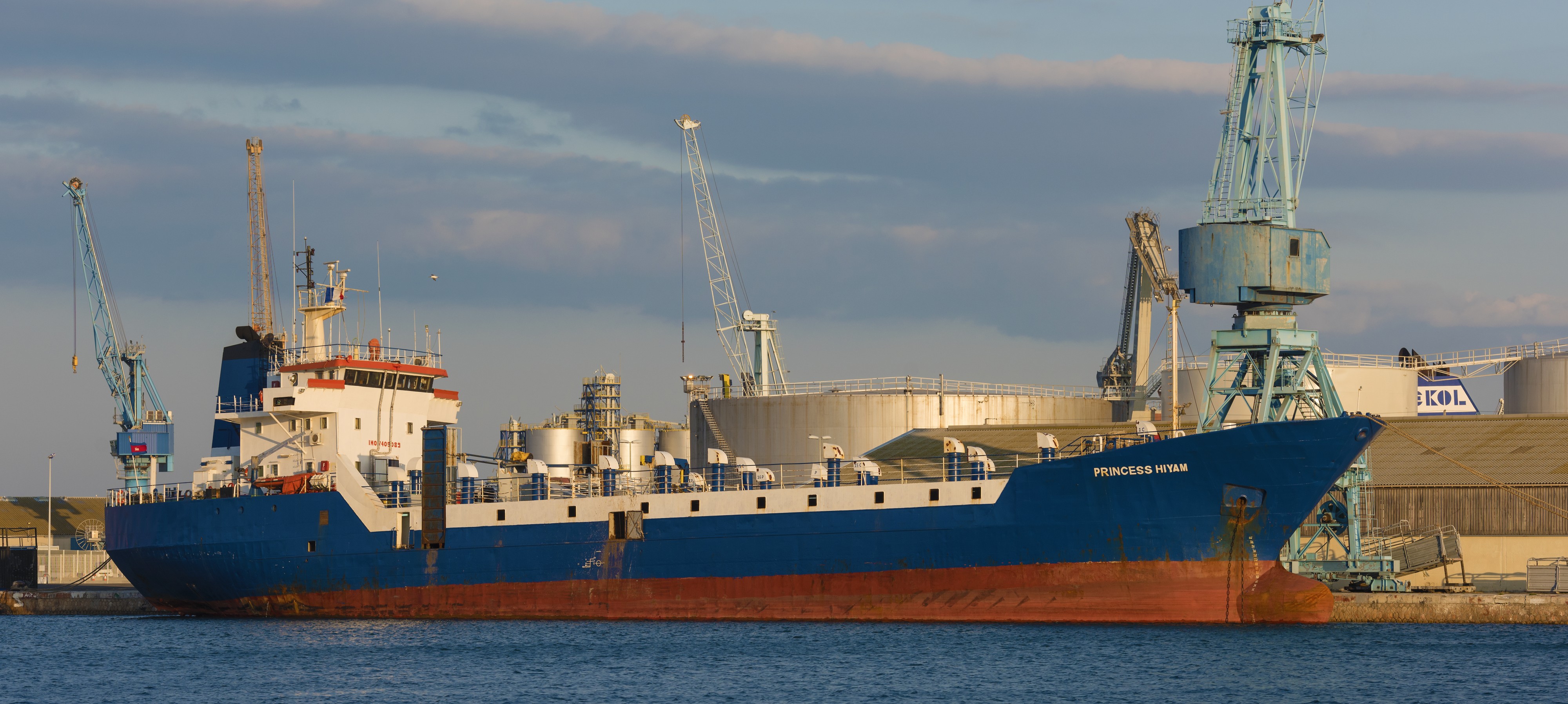 Princess Hiyam (ship, 1975), Sète 01