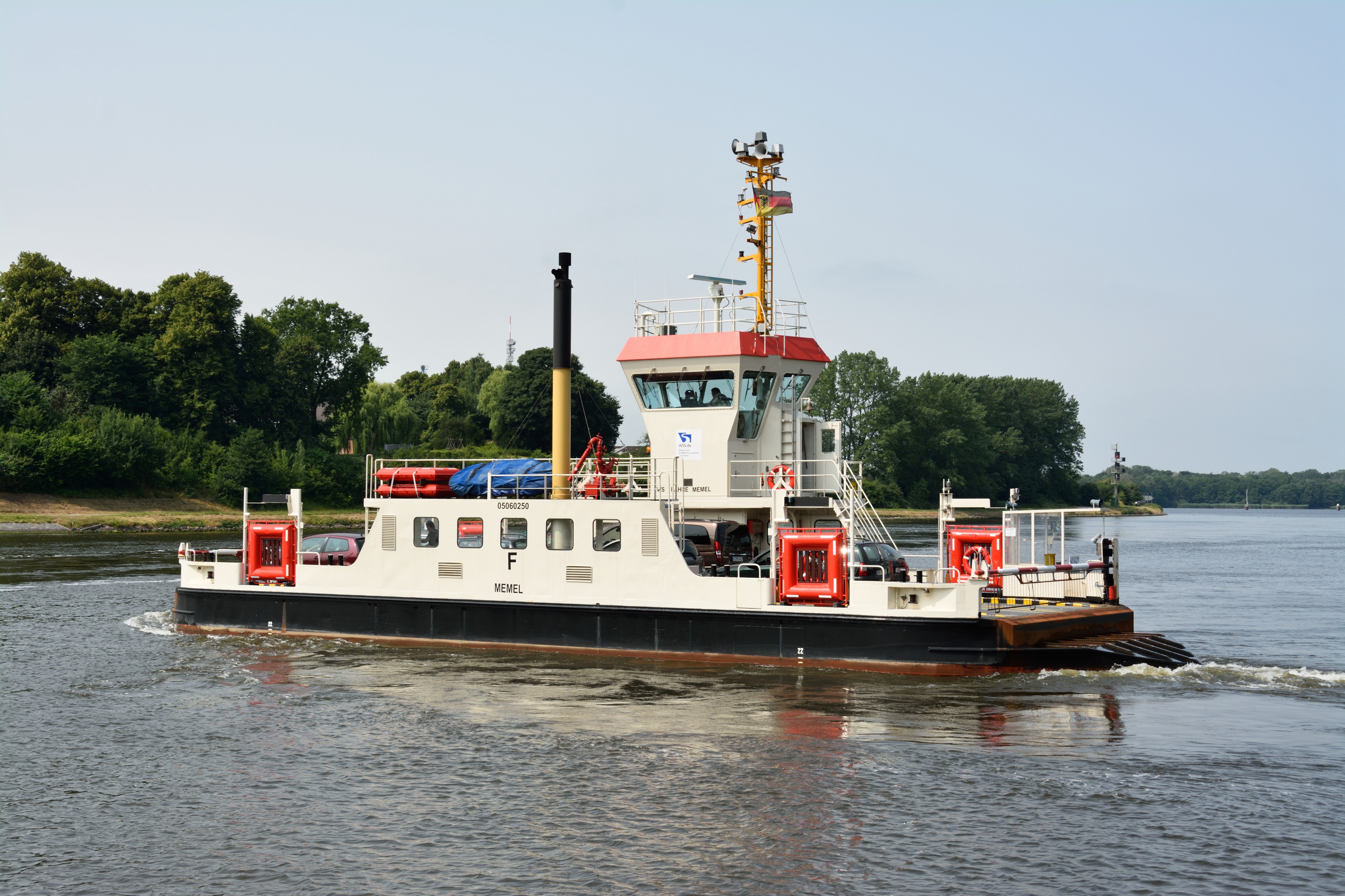 Schleswig-Holstein, Rendsburg, Fähranleger Nobiskrug (Schacht-Audorf) NIK 1376