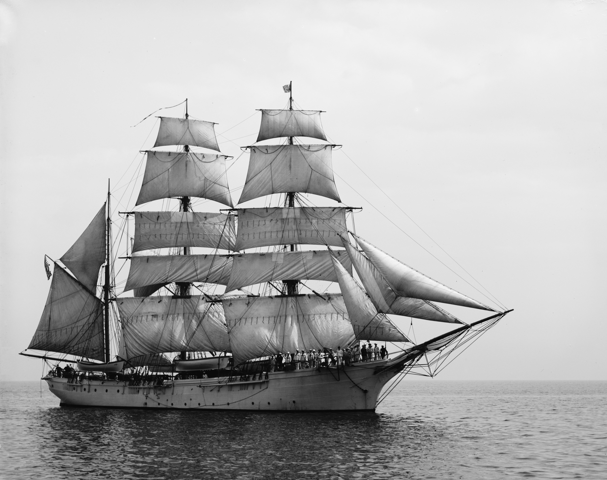 Unidentified sailing ship - LoC 4a25817u