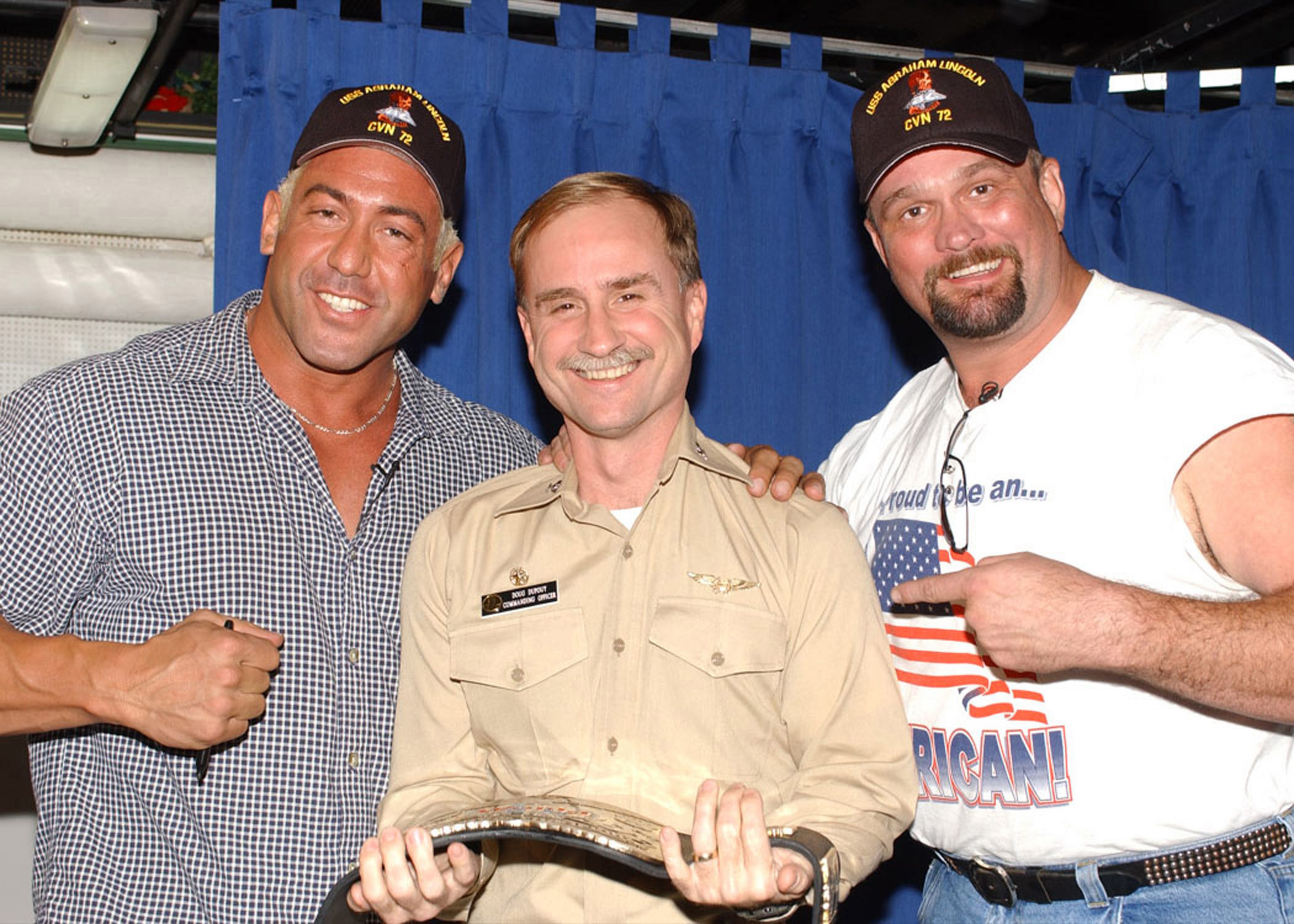 US Navy 020509-N-0119N-001 WWF wrestlers visit aboard USS Abraham Lincoln