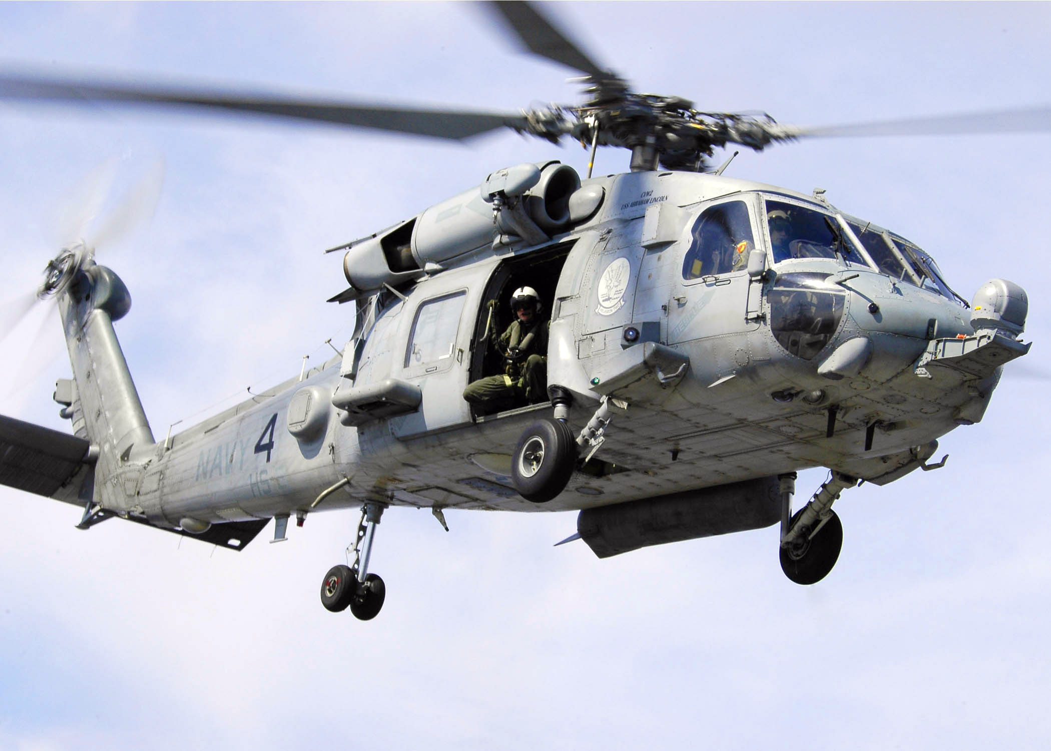 US Navy 060503-N-7981E-129 An SH-60F Seahawk of Helicopter assigned to the 
