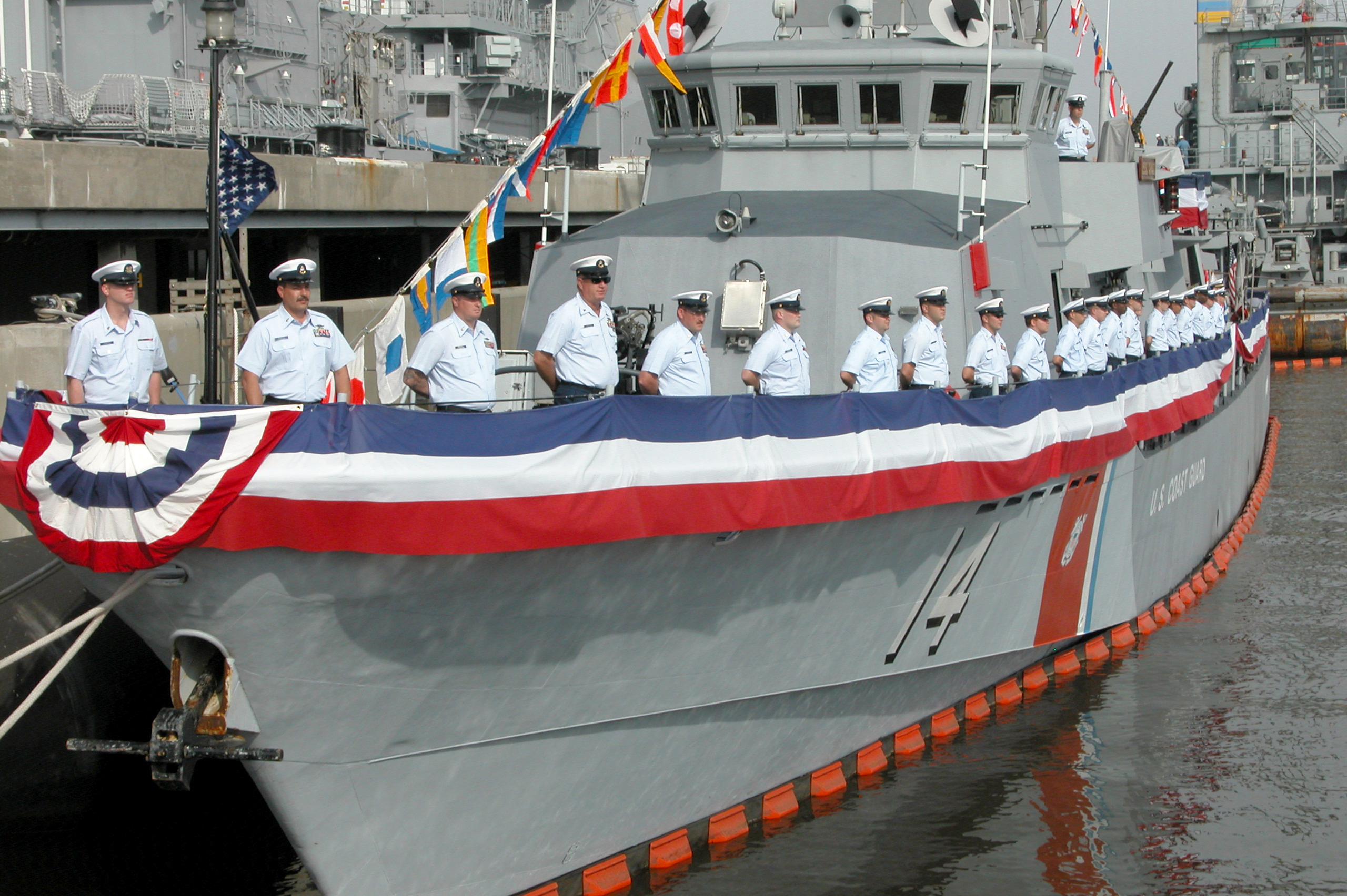 USCGC Tornado (WPC-14) commissioning