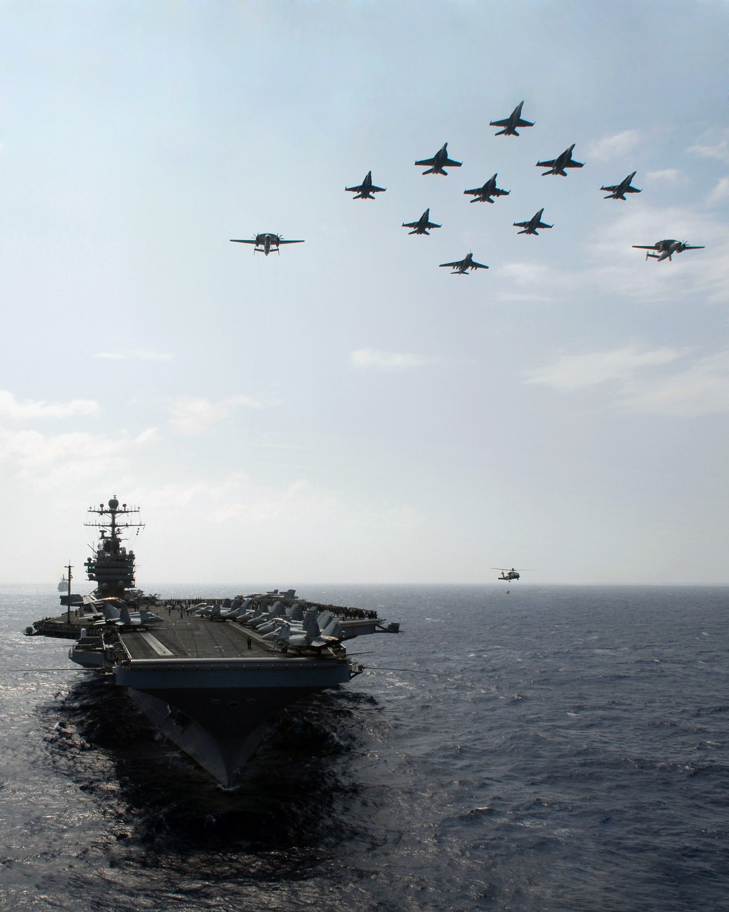 USS Abraham Lincoln air power demonstration