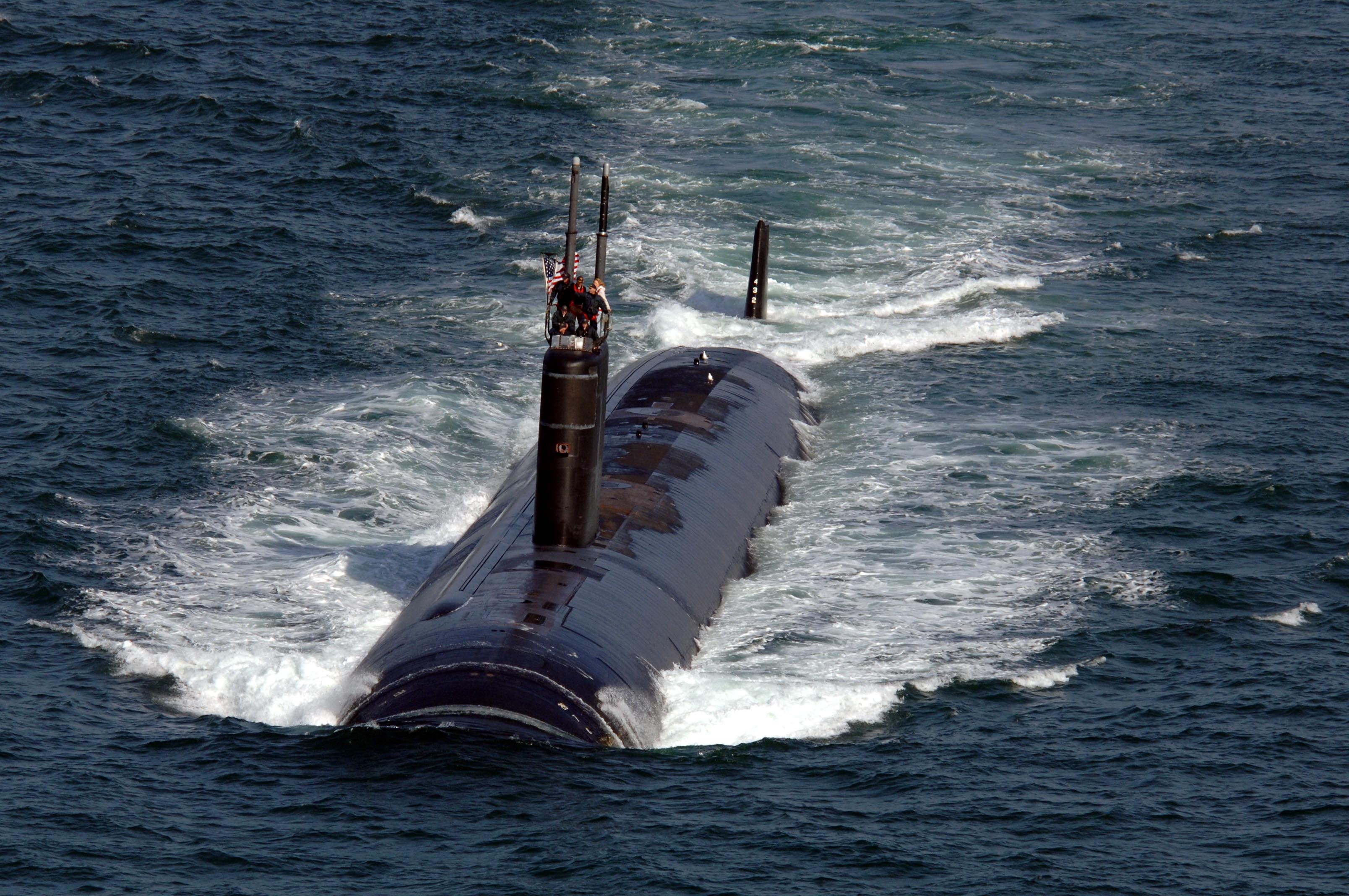 USS Asheville (SSN-758) underway