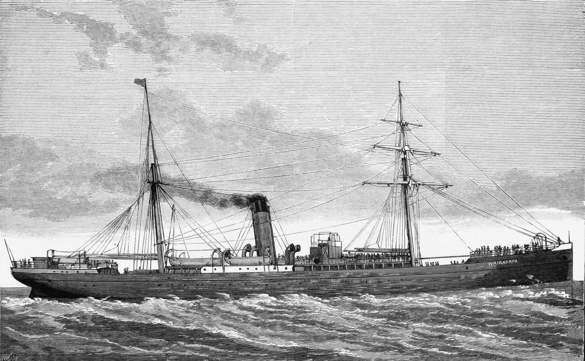 Wairarapa (ship, 1882) - SLV A-S09-04-84-60 b