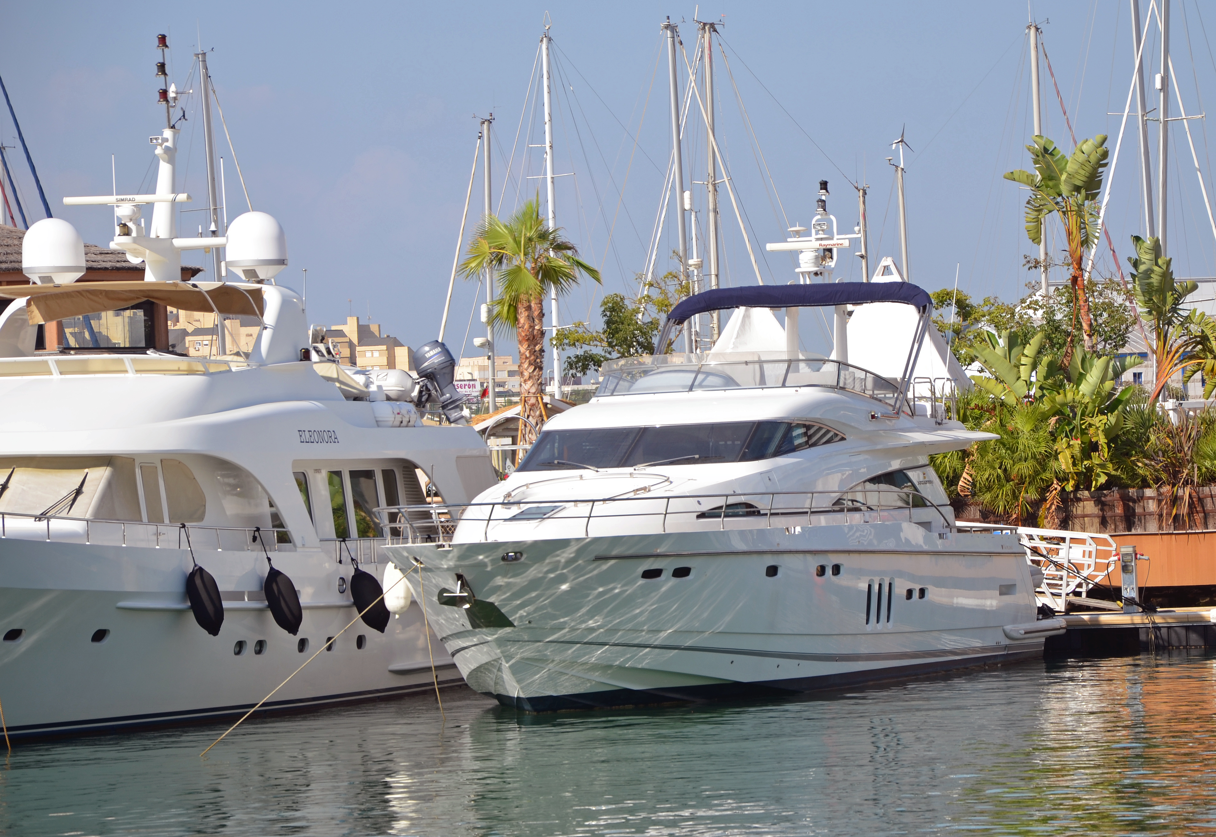 Yachts at Marina Bay, Gibraltar