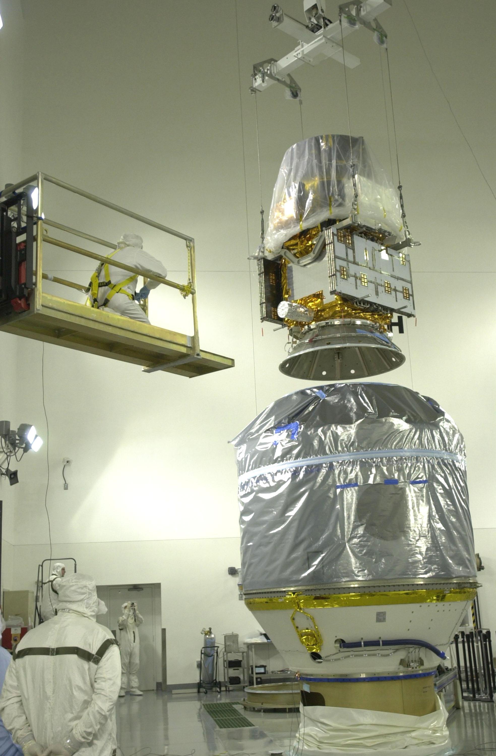 CALYPSO before it was attached to the dual-payload attach fitting