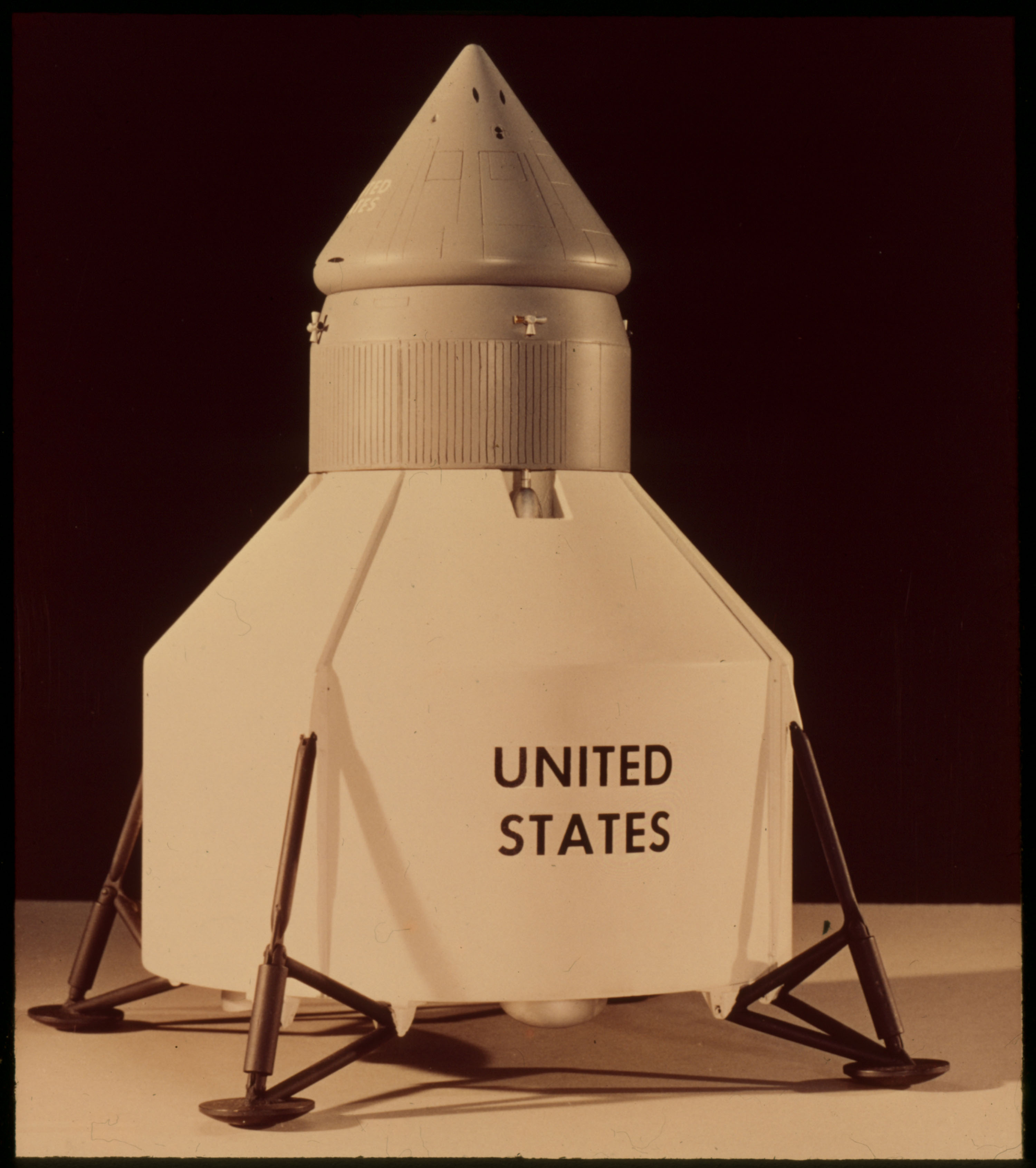 Early concept model of the lunar module