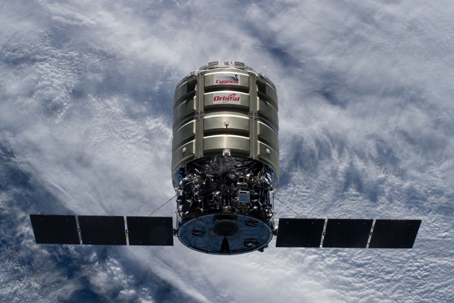 CRS Orb-2 Cygnus 3 S.S. Janice Voss approaches ISS (ISS040-E-069311)
