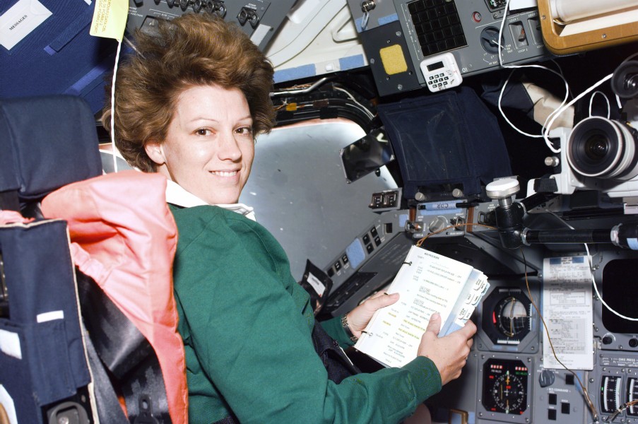 Eileen Collins on STS-93