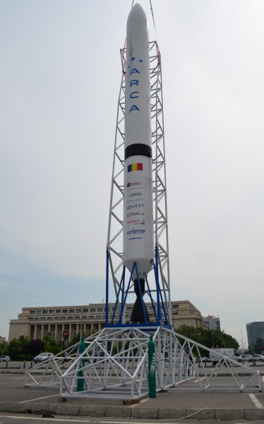 Haas 2c rocket in Victory Square
