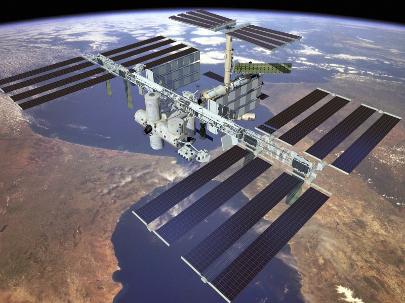 ISS solar arrays