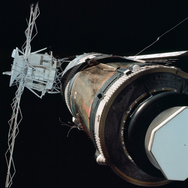 Skylab Station Viewed by Skylab 2 Command Module - GPN-2000-001709