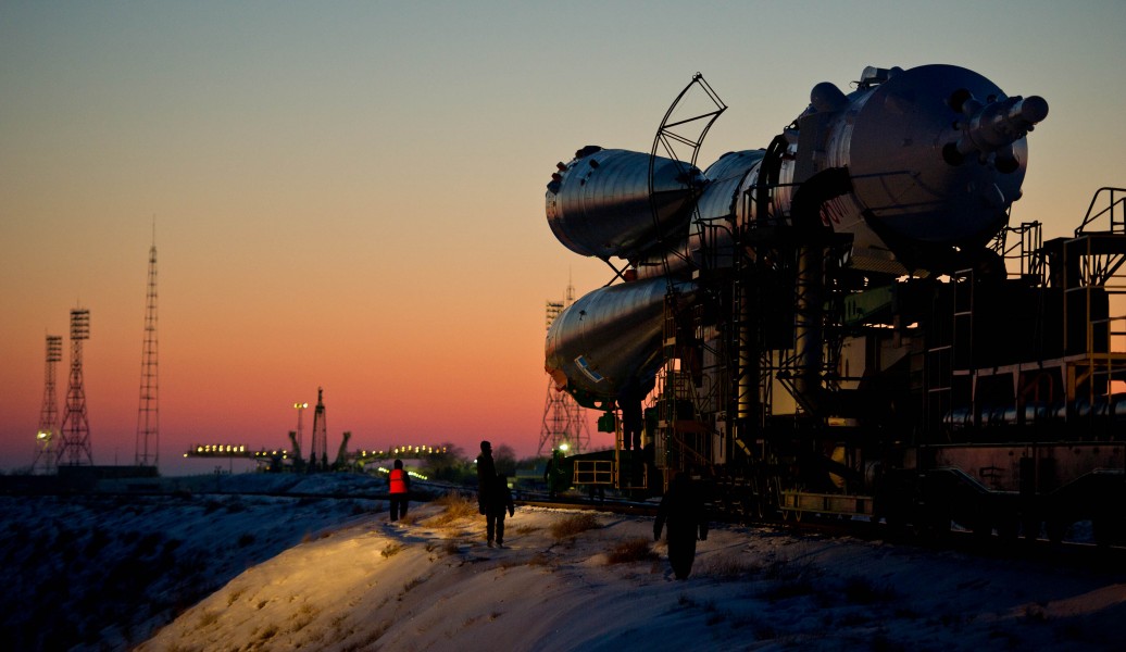 Soyuz TMA-03M rollout 2