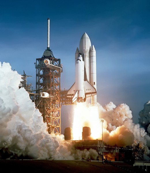 Space Shuttle Columbia launching edit
