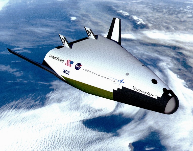 X-33 Venture Star in Orbit